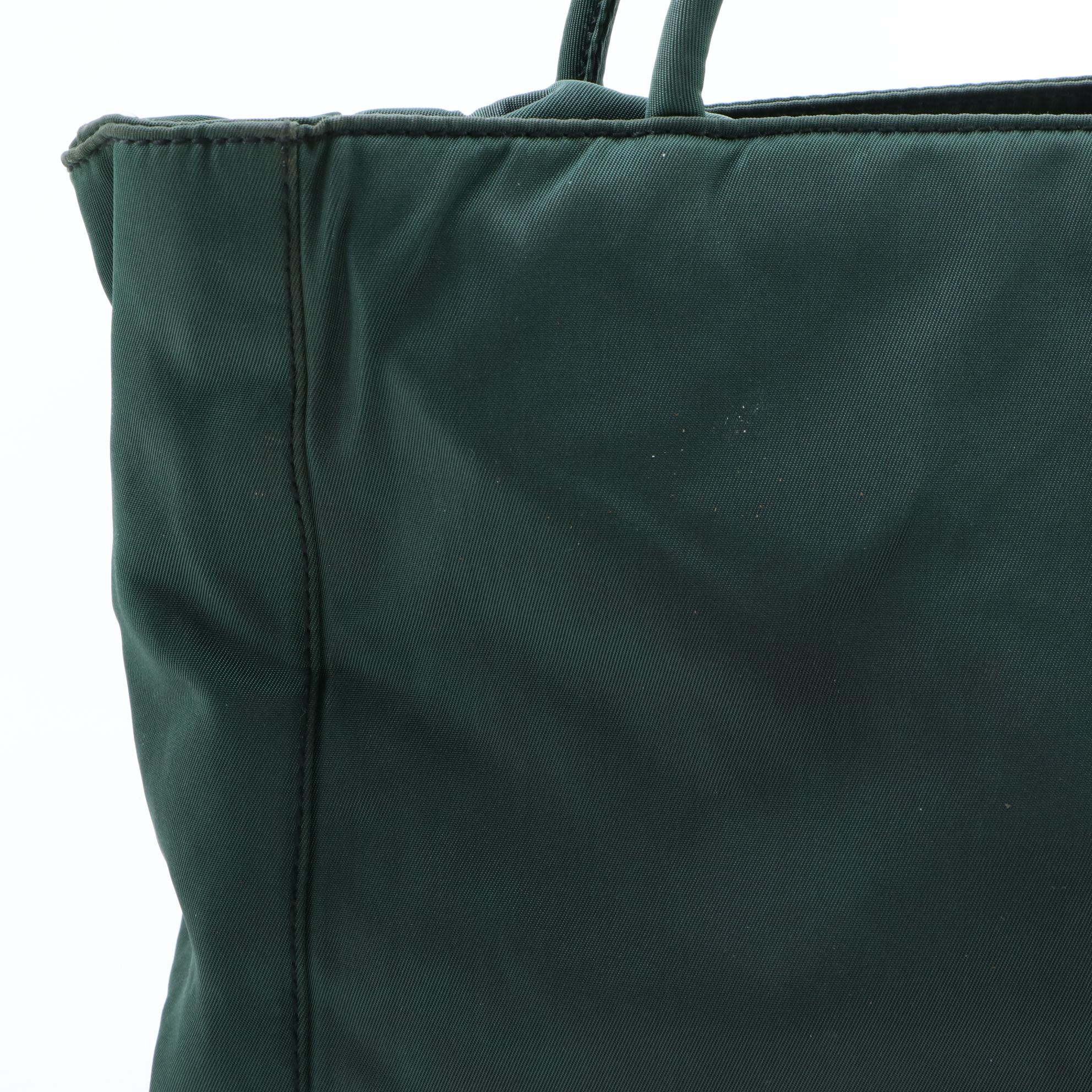 Prada Tessuto Nylon Top Handle Bag in Antracite