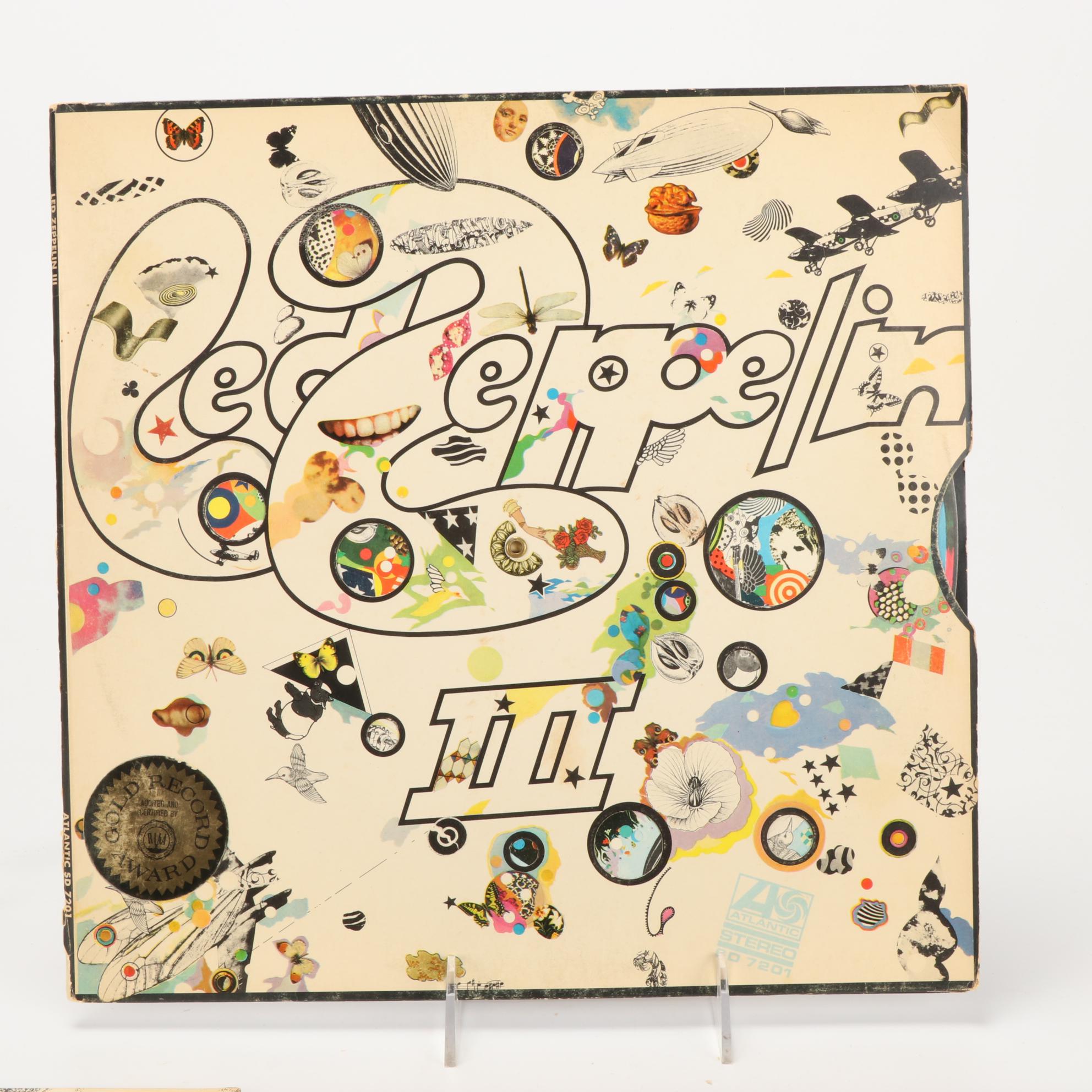 Led Zeppelin Vinyl Records Including "Houses of the Holy", 1970s