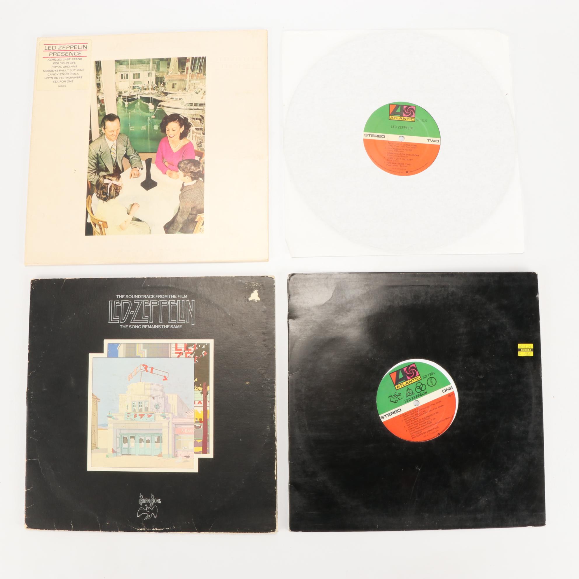 Led Zeppelin Vinyl Records Including "Houses of the Holy", 1970s