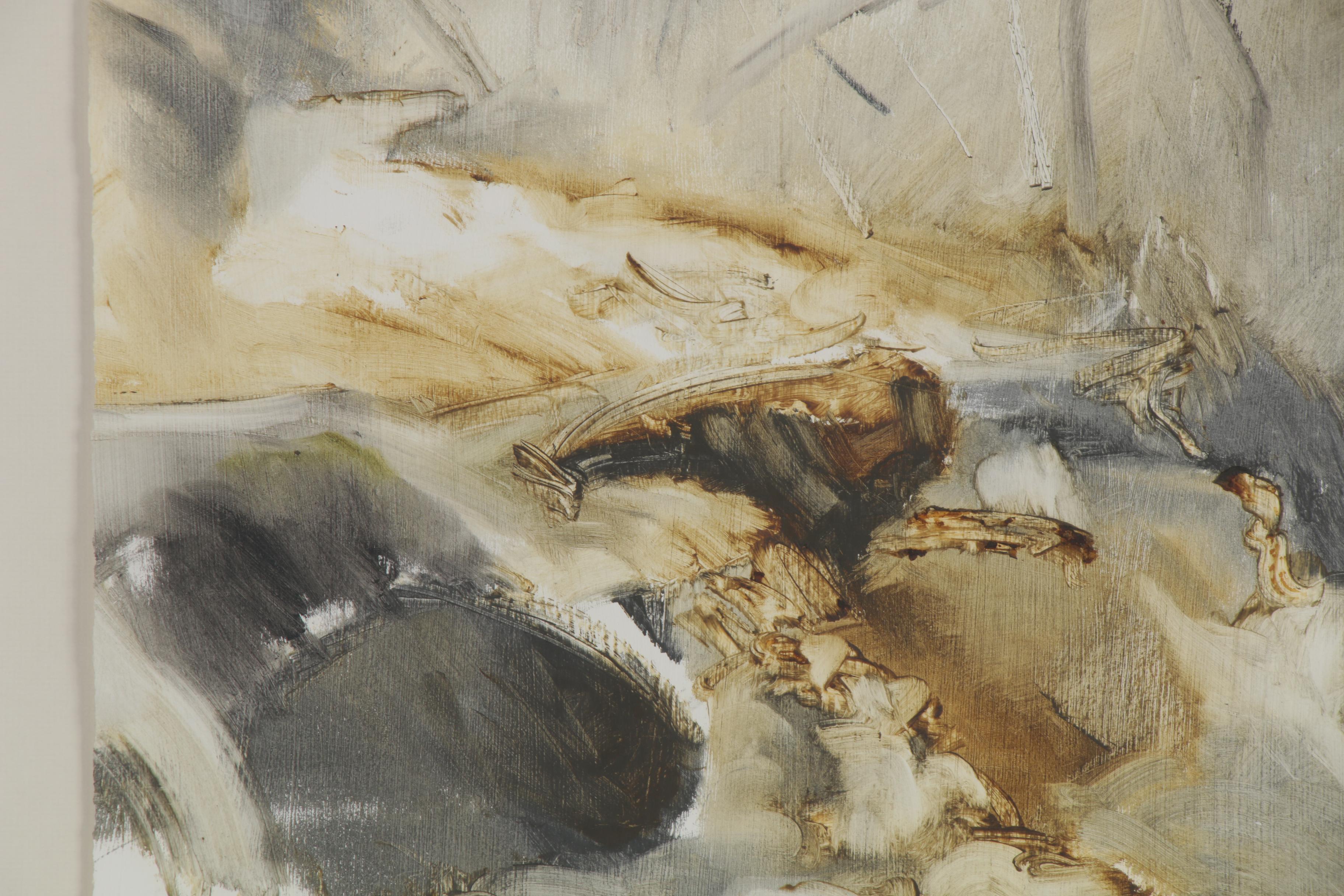 Gail Morrison Abstract Landscape Oil Painting