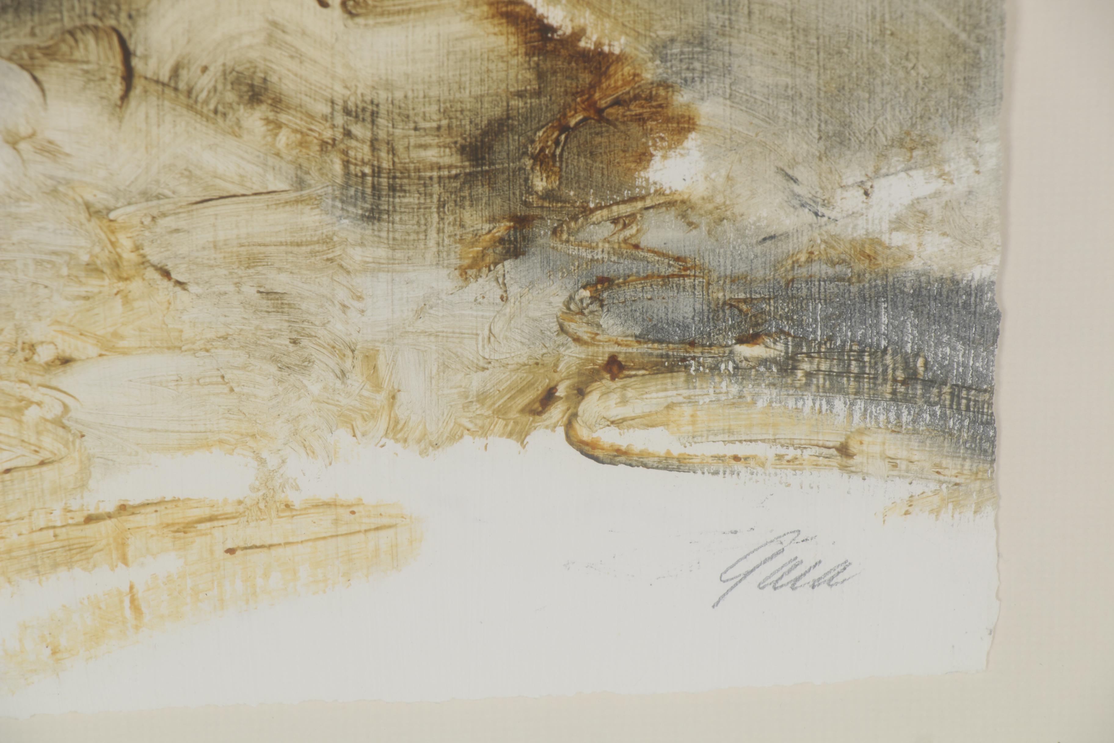 Gail Morrison Abstract Landscape Oil Painting