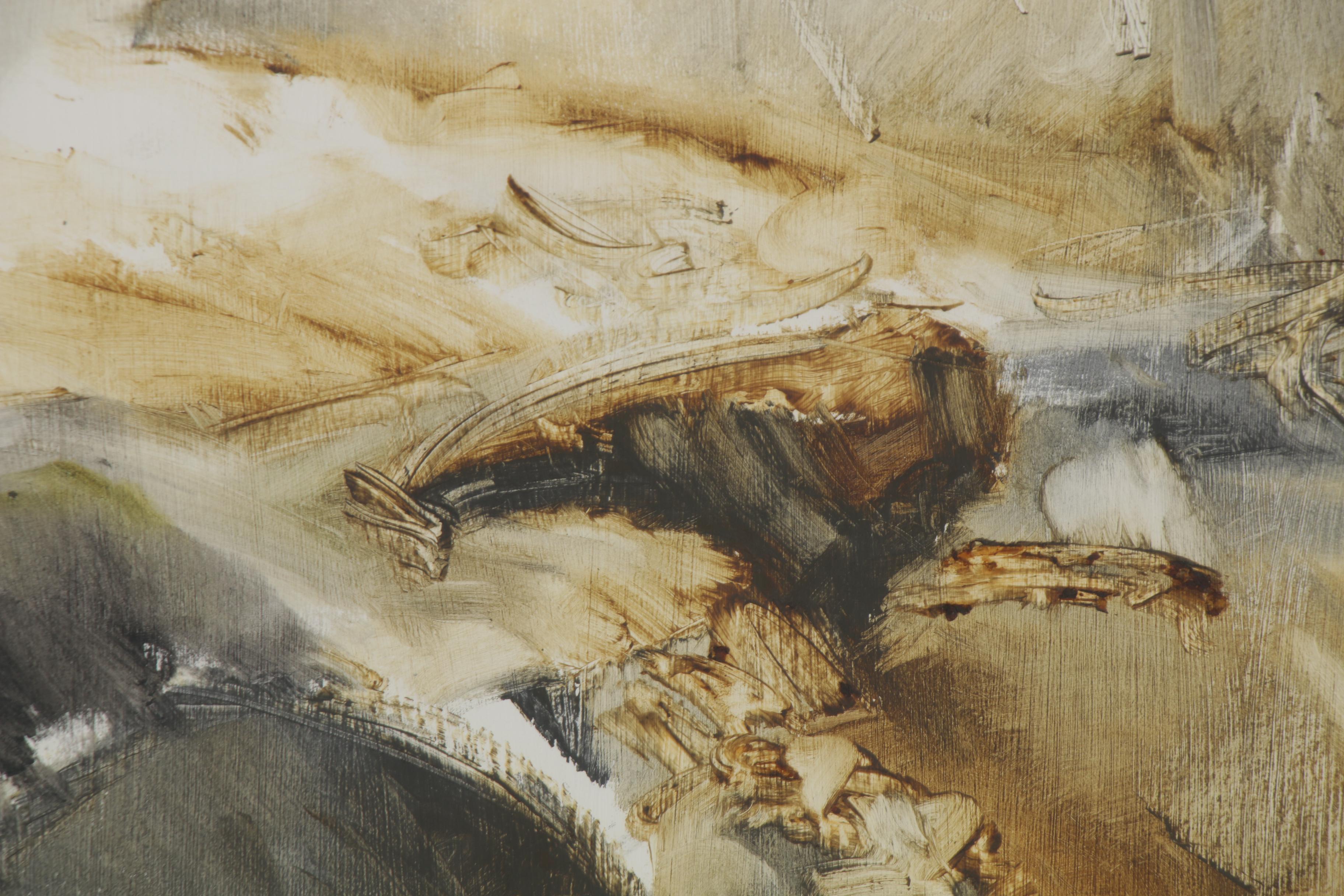 Gail Morrison Abstract Landscape Oil Painting