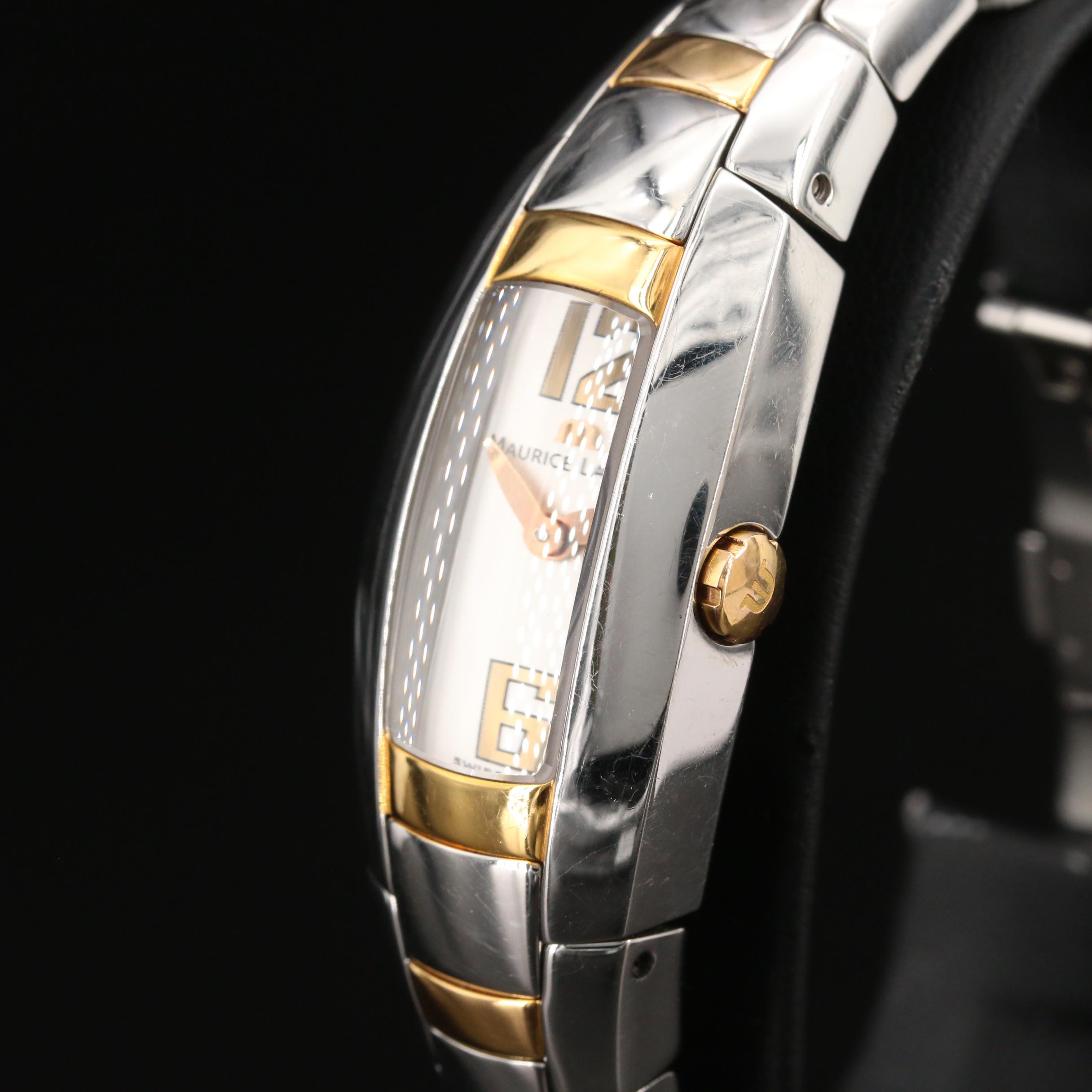 Maurice Lacroix Intuition Two-Tone Stainless Steel Quartz Watch