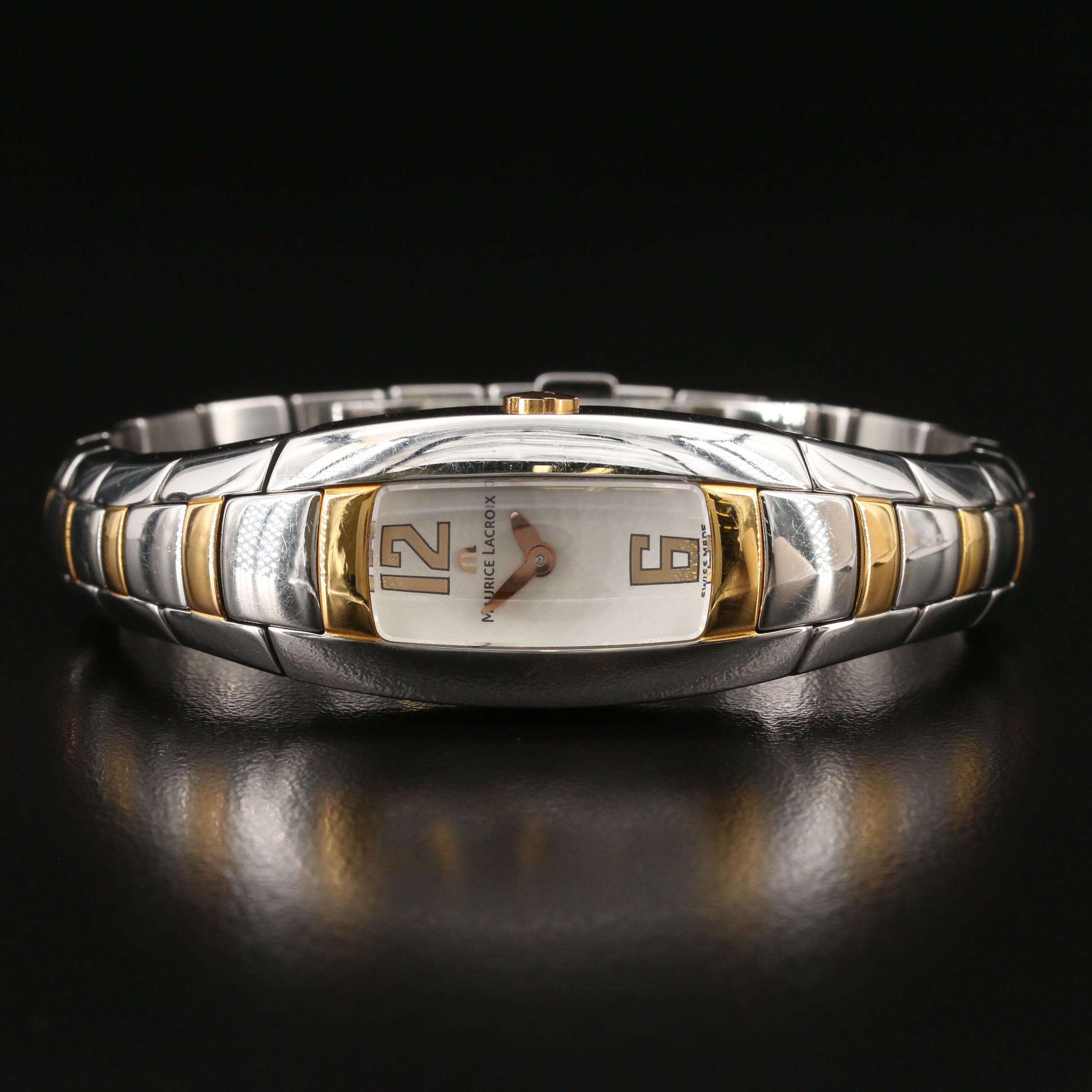 Maurice Lacroix Intuition Two-Tone Stainless Steel Quartz Watch