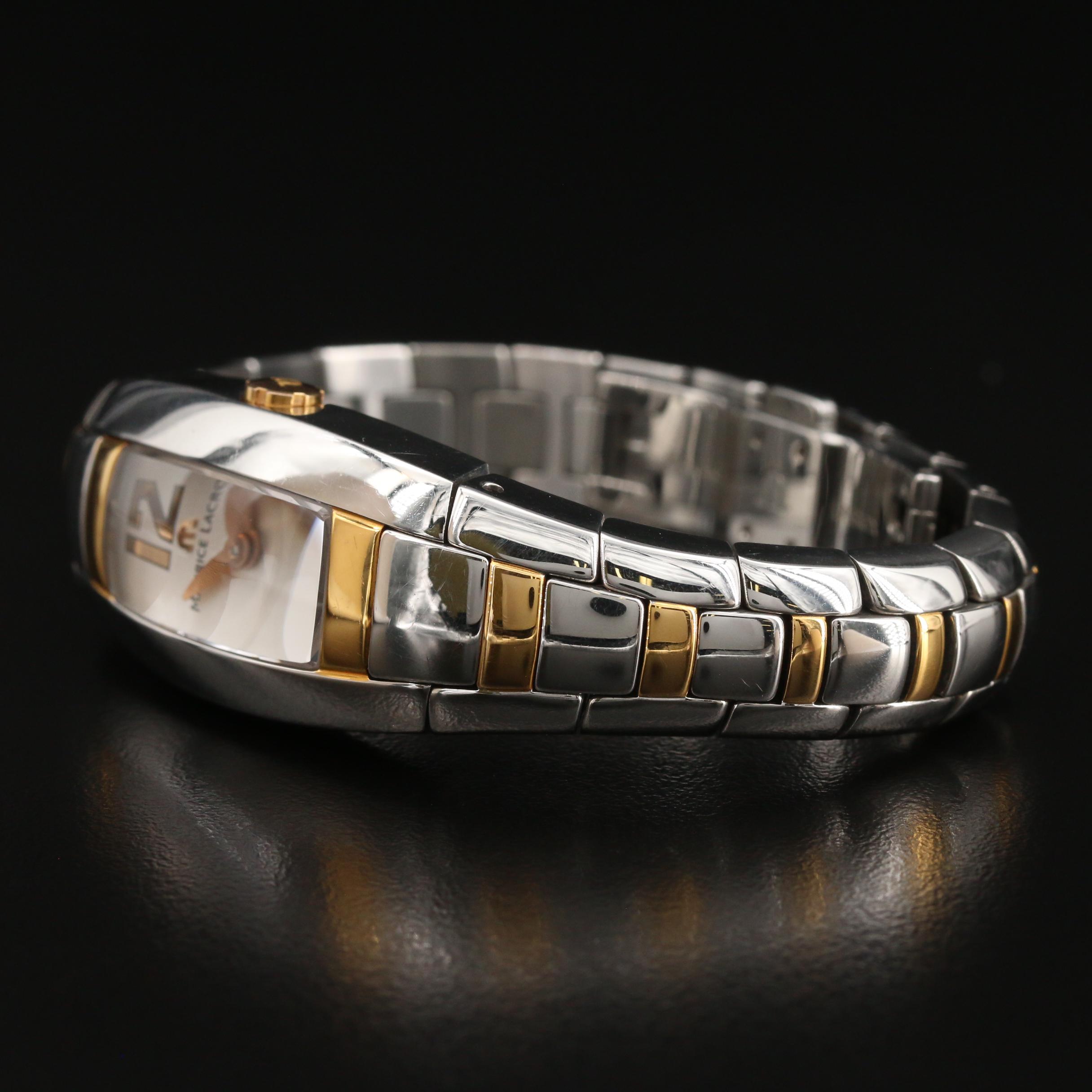 Maurice Lacroix Intuition Two-Tone Stainless Steel Quartz Watch