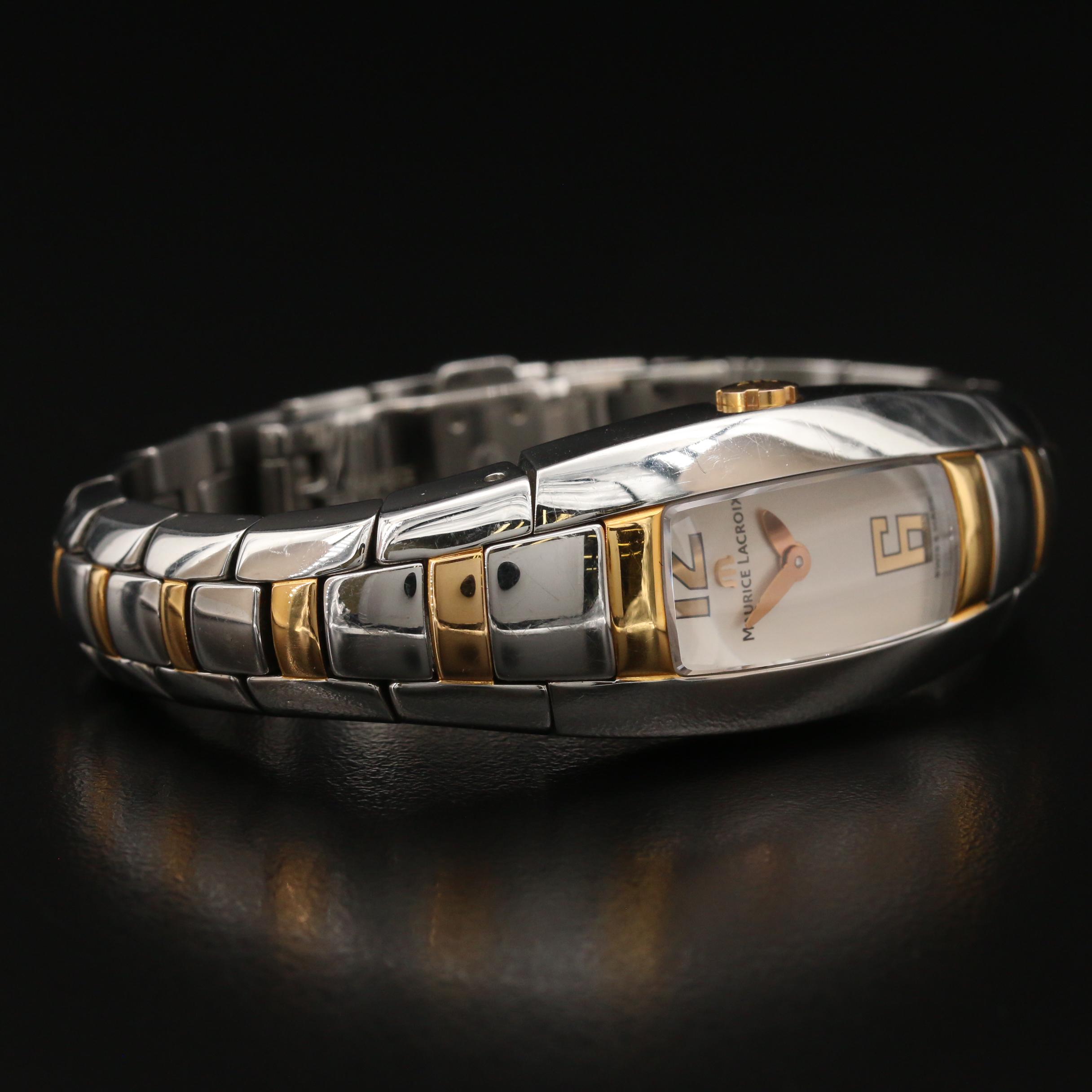 Maurice Lacroix Intuition Two-Tone Stainless Steel Quartz Watch