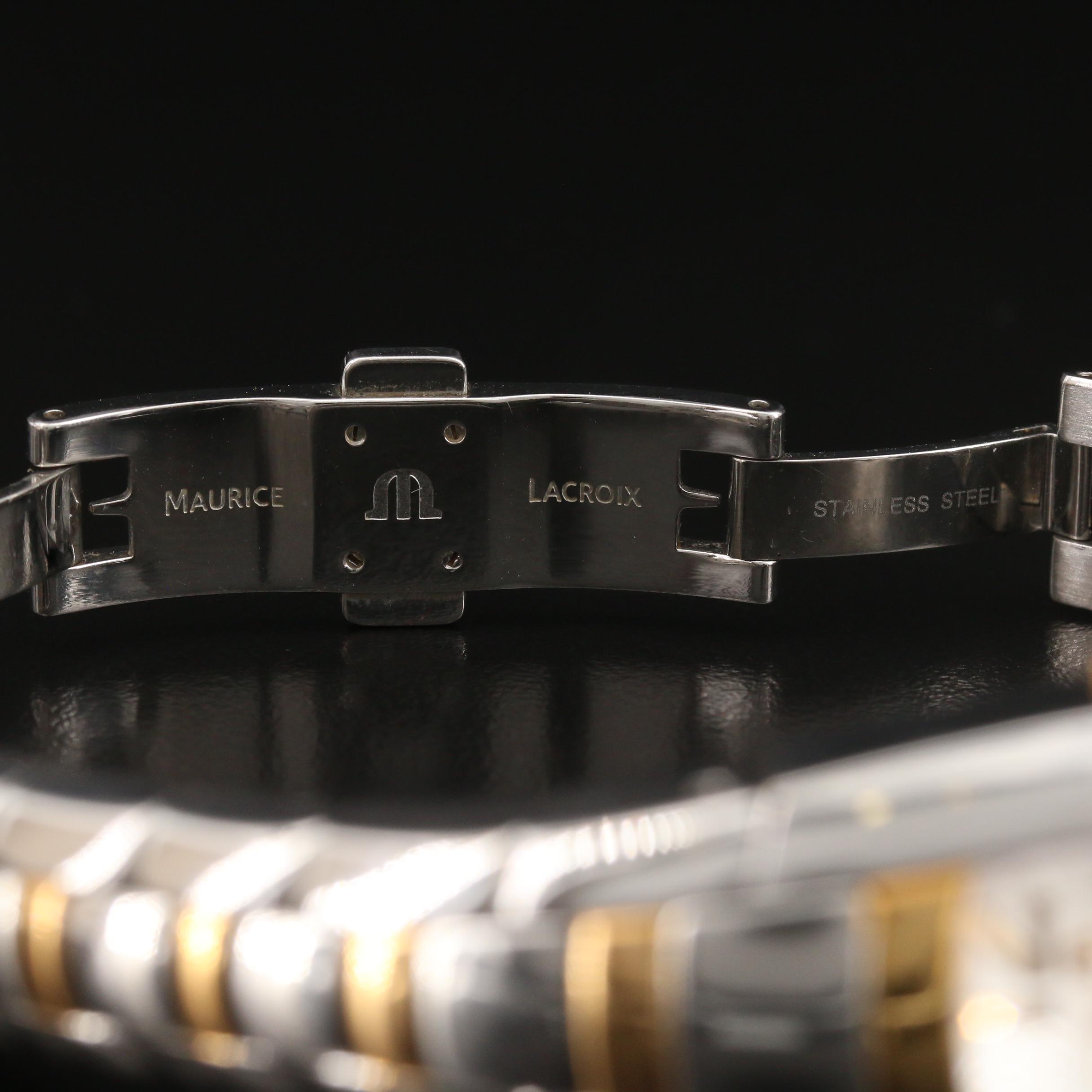 Maurice Lacroix Intuition Two-Tone Stainless Steel Quartz Watch
