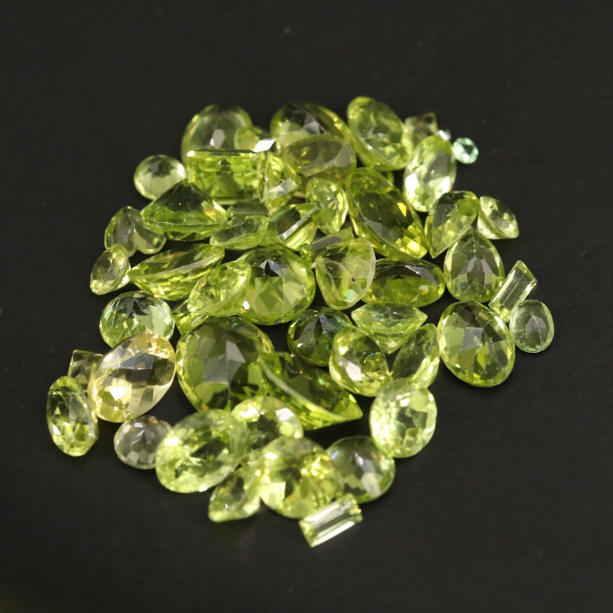 Loose 25.24 CTW Faceted Peridots
