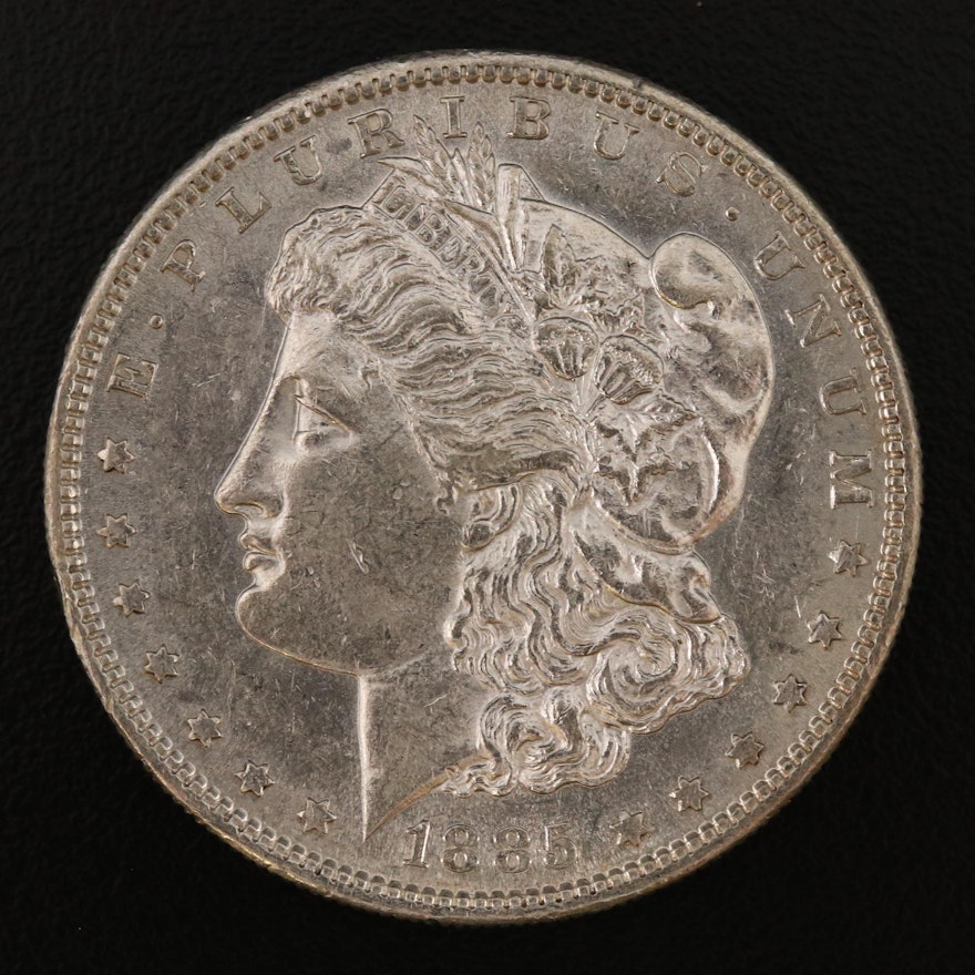 Better Date Lower Mintage 1885-S Morgan Silver Dollar