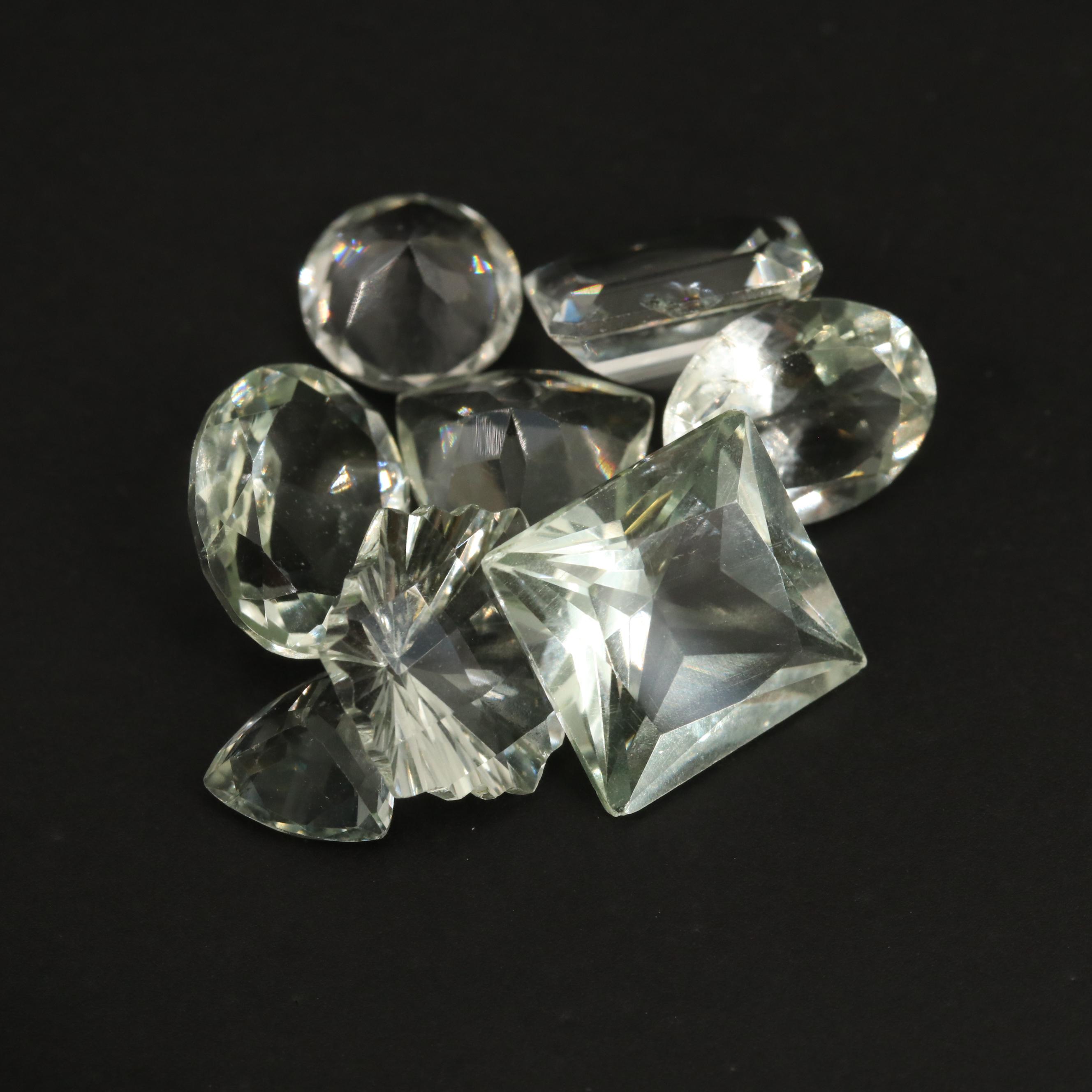 Loose 47.05 CTW Faceted Prasiolites