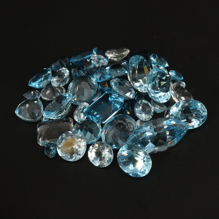 Loose 71.26 CTW Faceted Topaz Selection