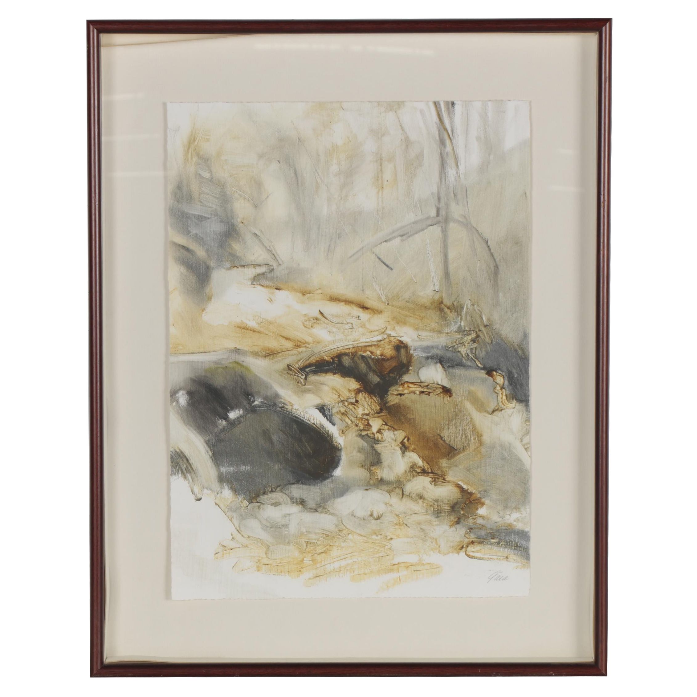 Gail Morrison Abstract Landscape Oil Painting