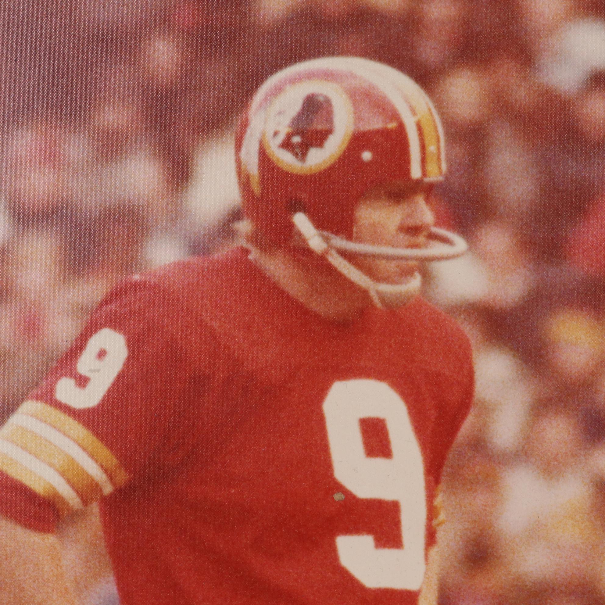 Sonny Jurgensen Autographed Illustration and Photograph