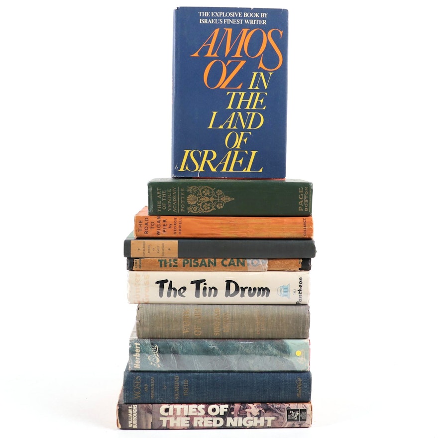 Signed First Edition "In the Land of Israel" by Amos Oz and More Books