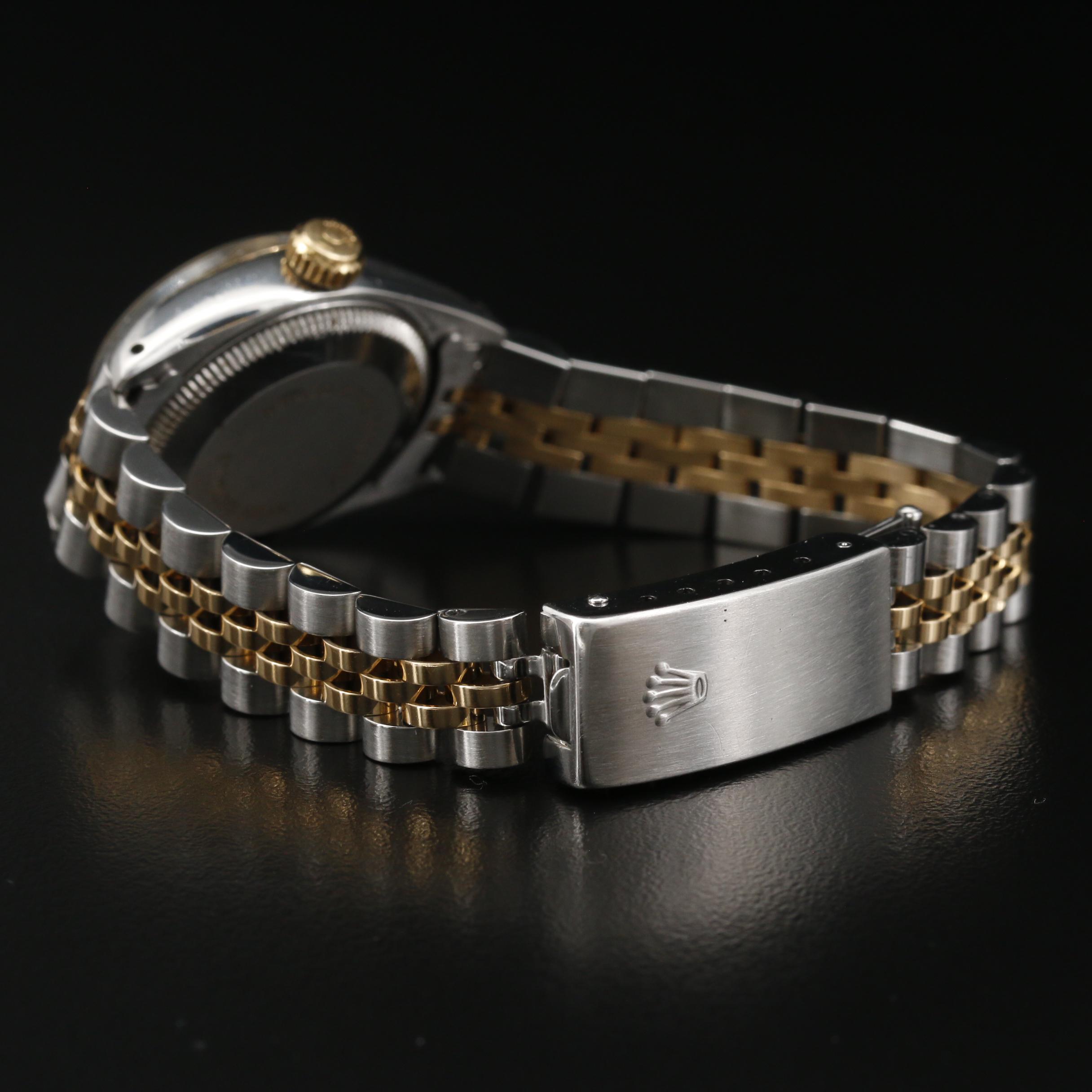 1983 Rolex Oyster Perpetual Date 18K Gold and Stainless Steel Watch