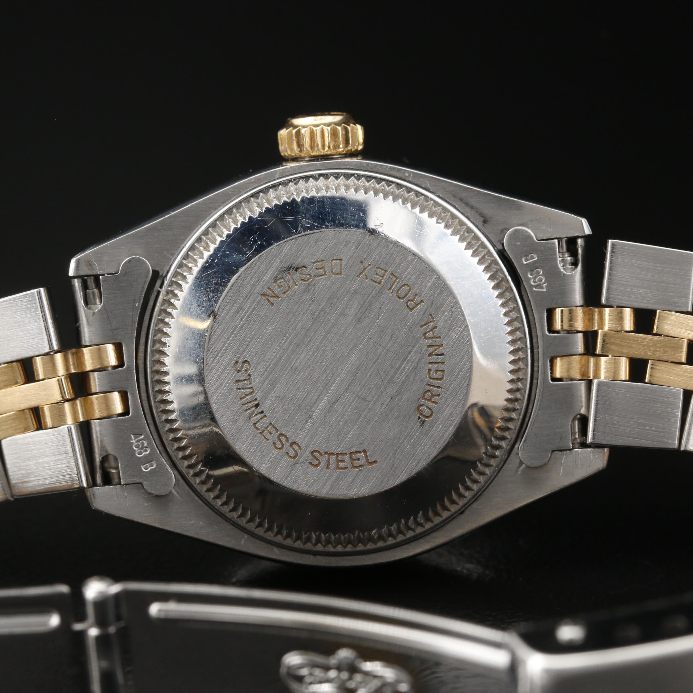 1983 Rolex Oyster Perpetual Date 18K Gold and Stainless Steel Watch