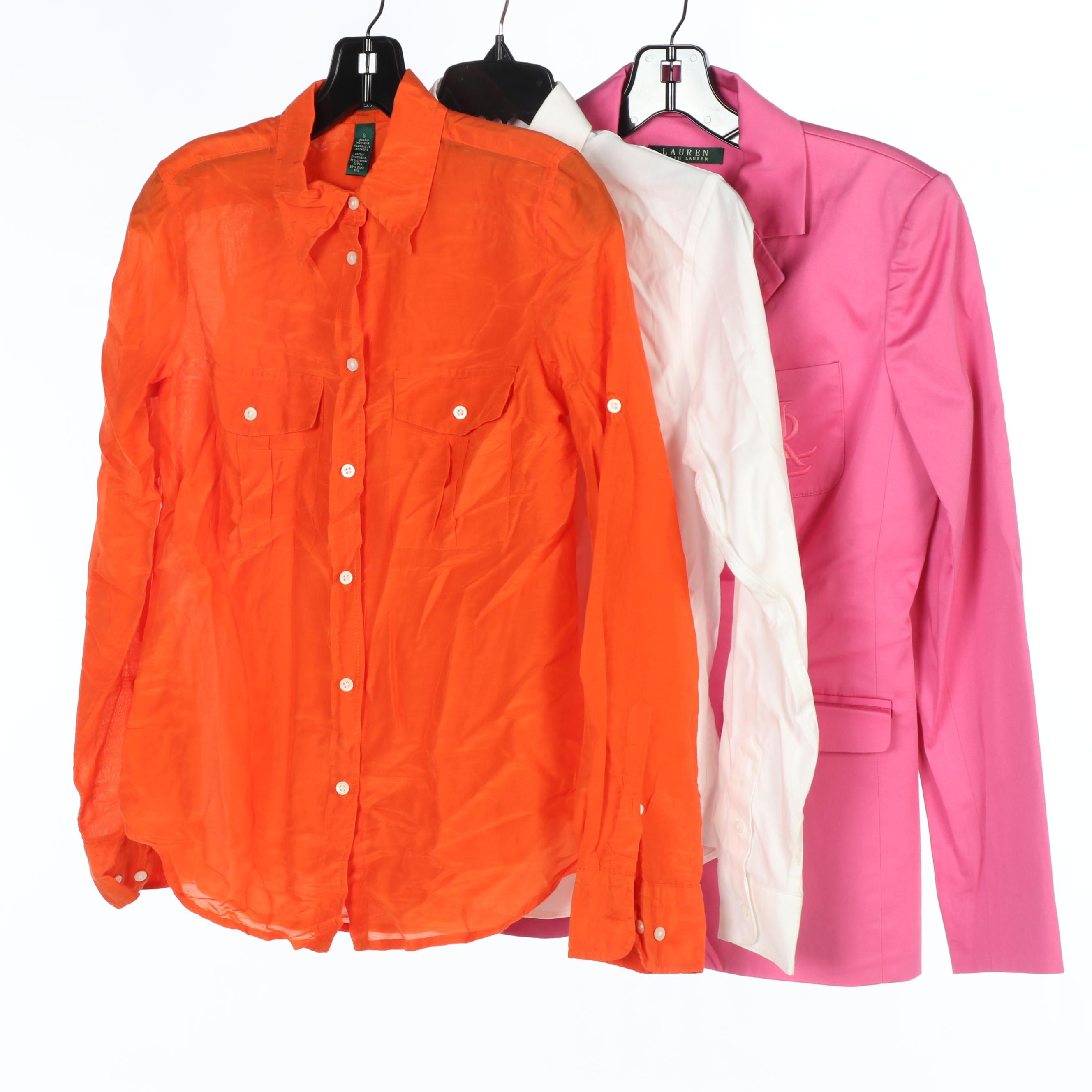 Lauren Ralph Lauren Monogrammed Blazer and Button-Front Shirts