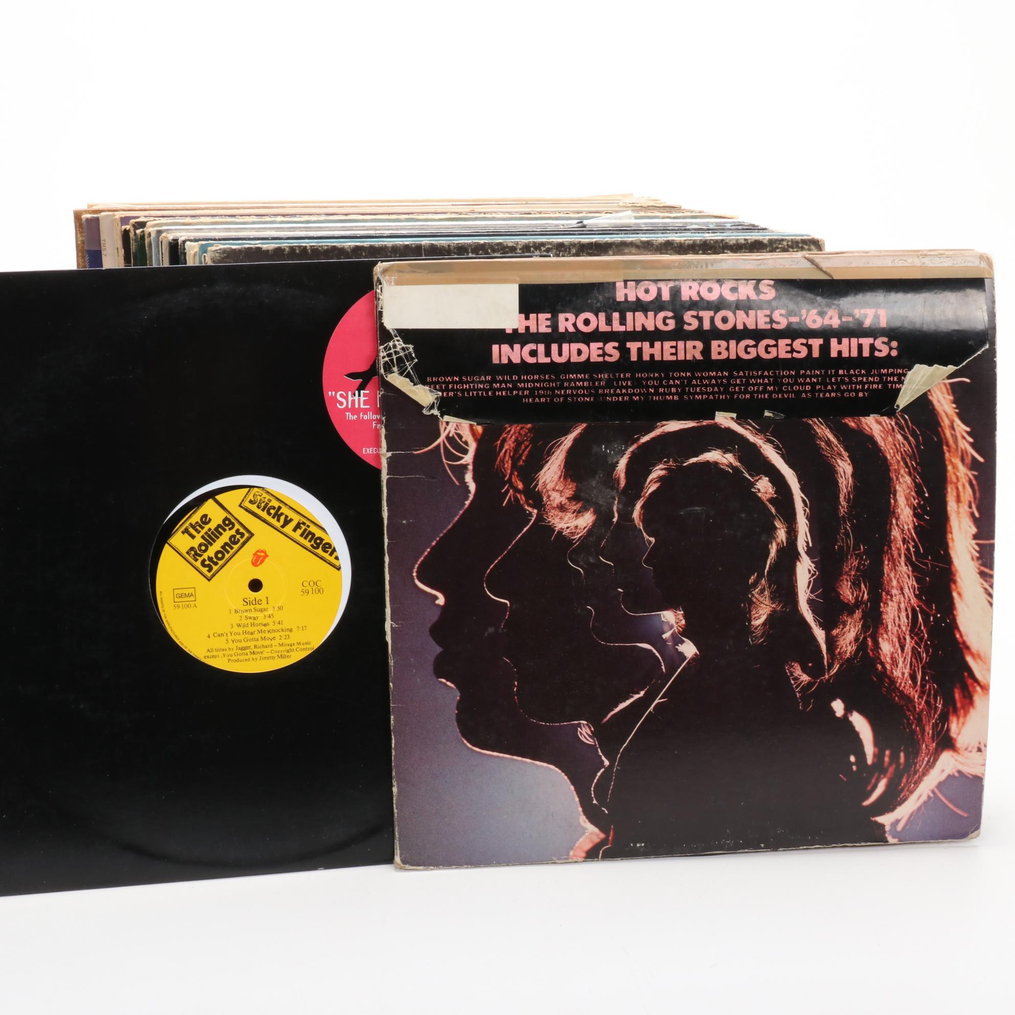 Fleetwood Mac, Michael Jackson, The Rolling Stones and Other Vinyl Records