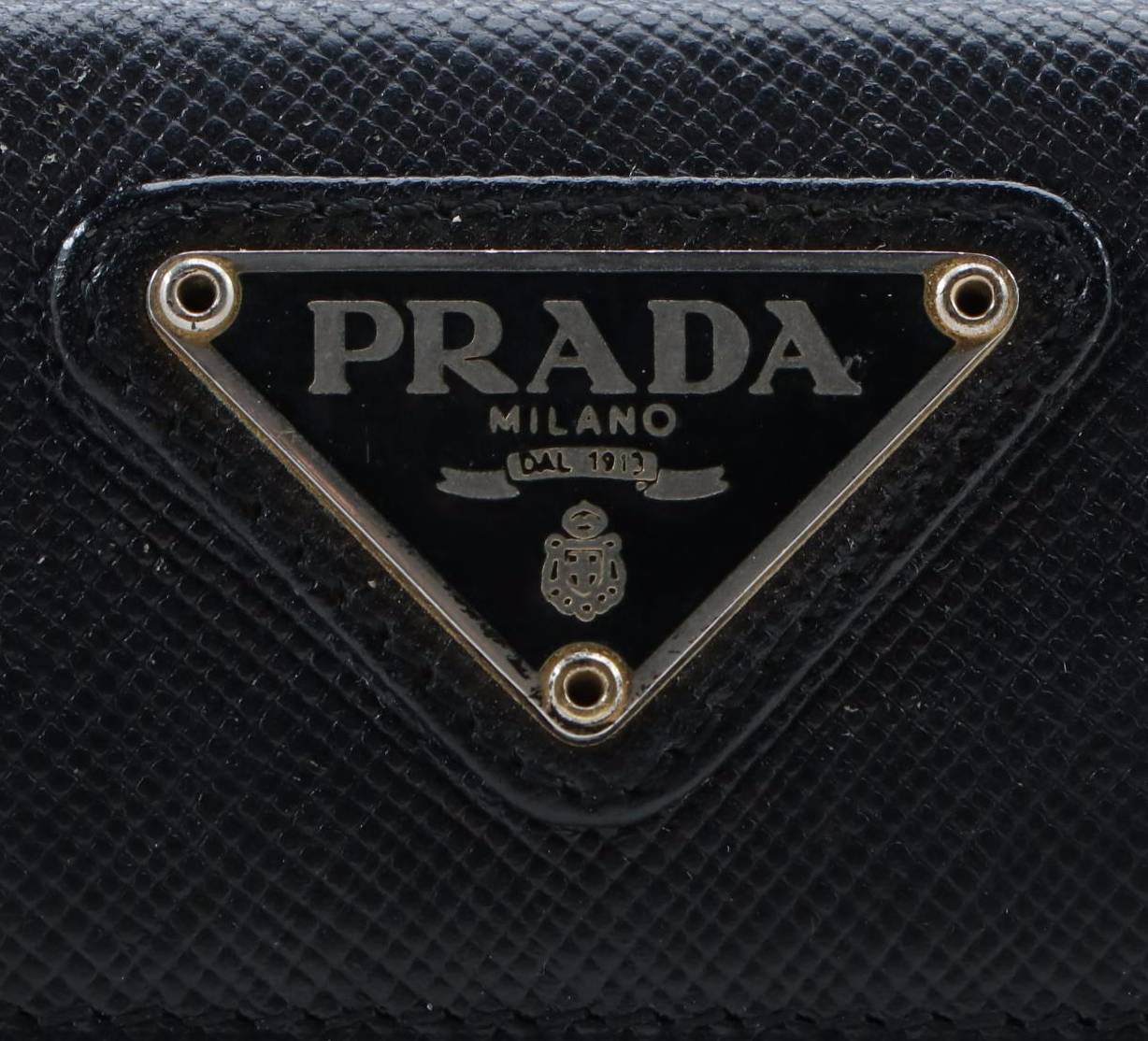 Prada Black Saffiano Leather Bifold Wallet