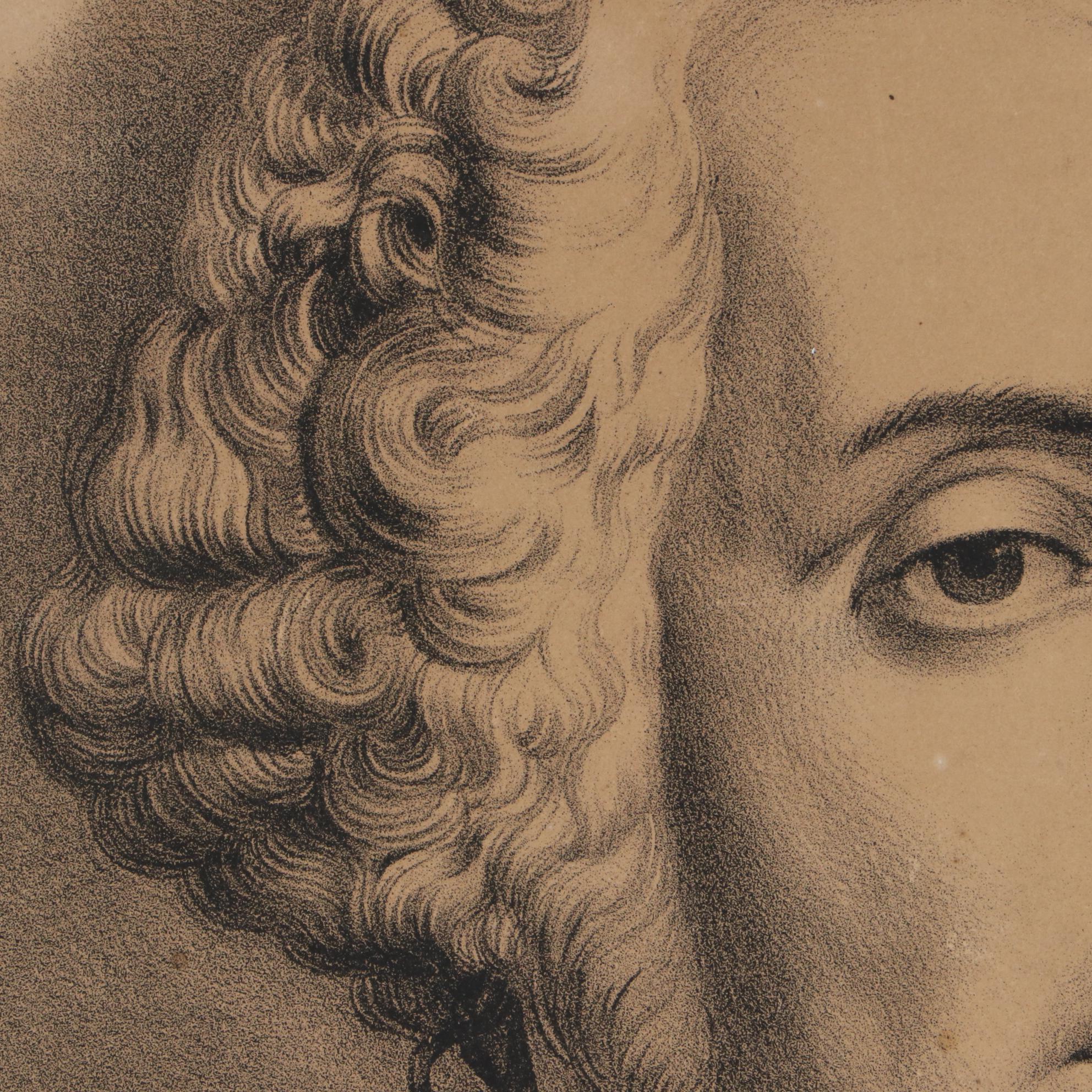 Currier & Ives Lithograph "George Washington," 19th Century