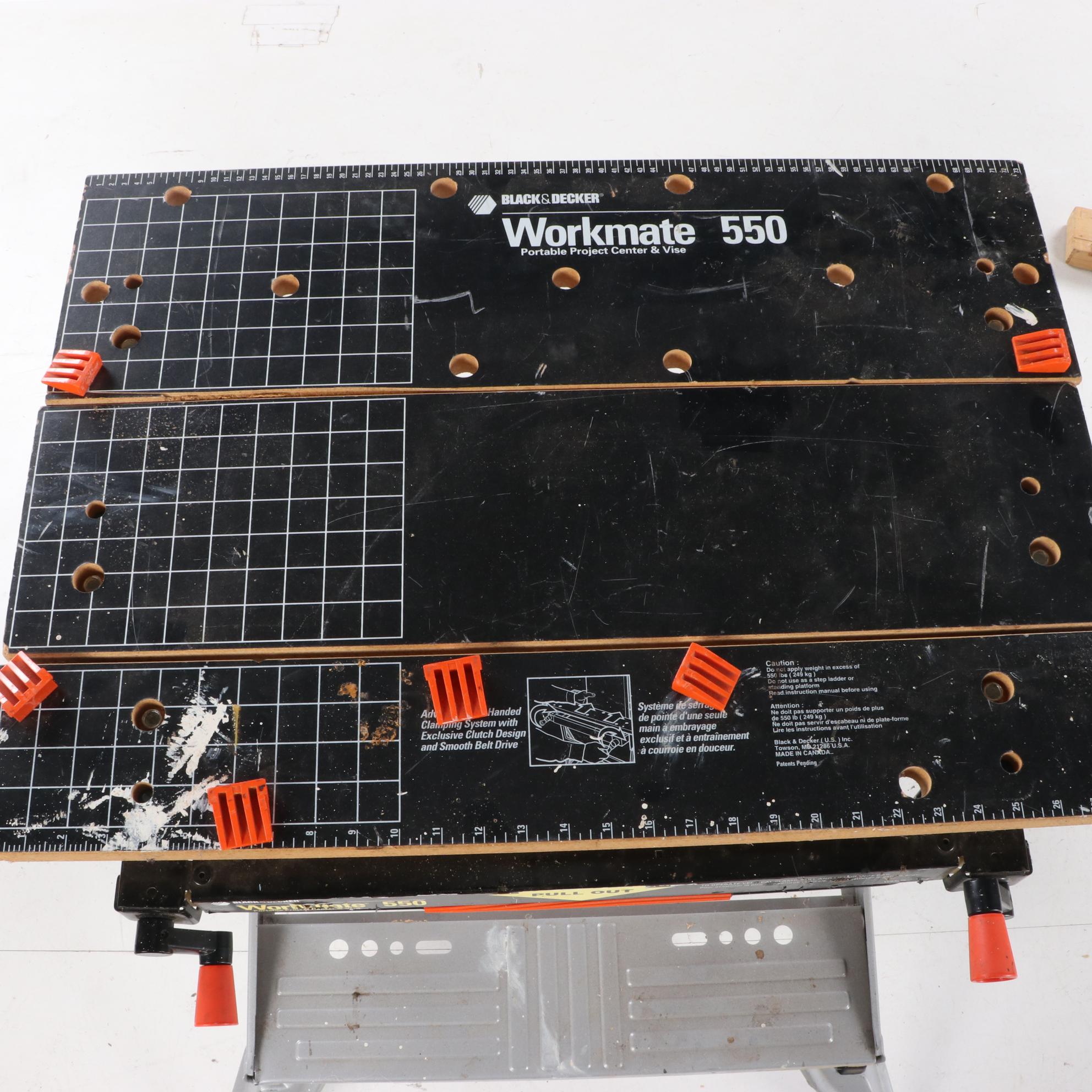 Black & Decker Workmate 550 Portable Project Center with Vise