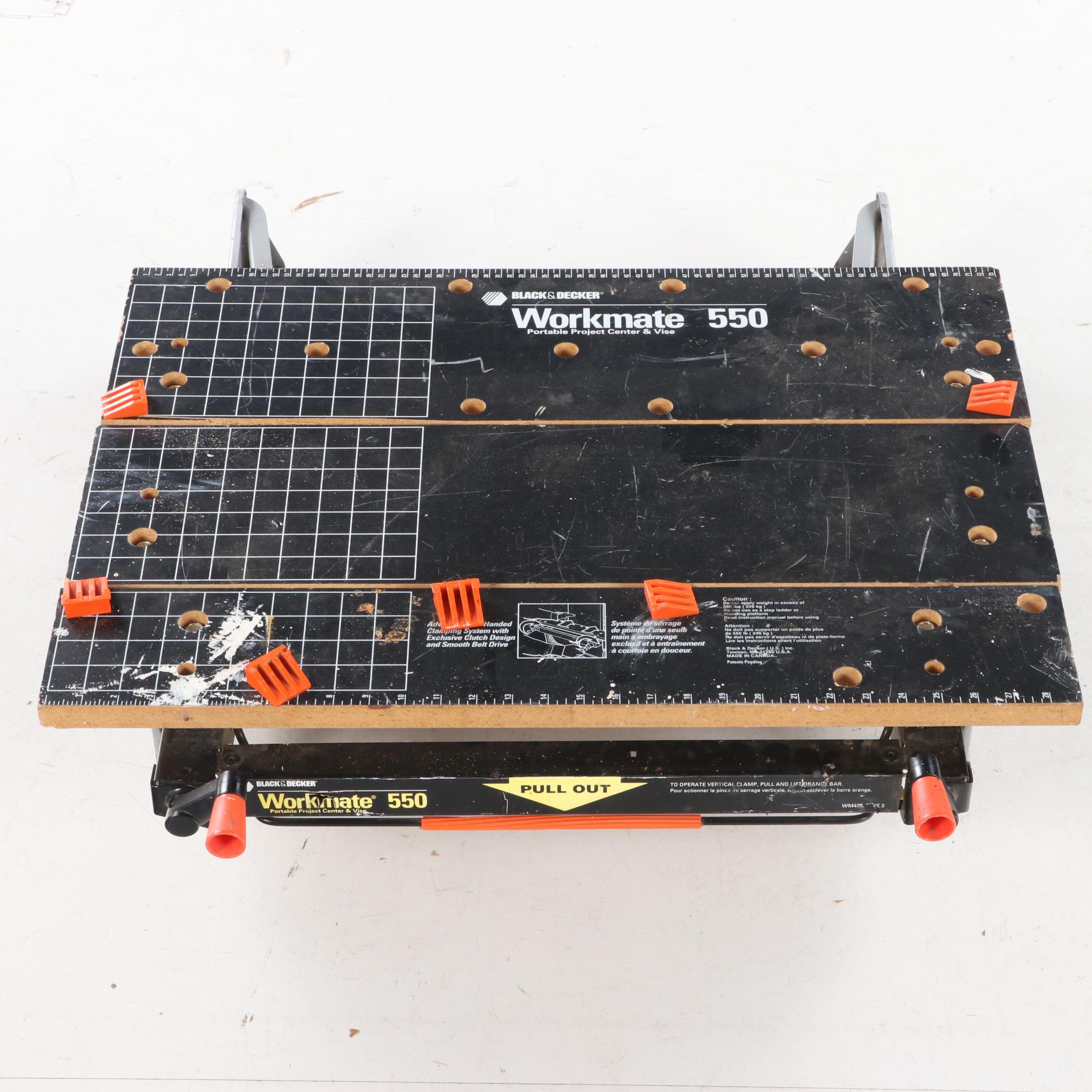 Black & Decker Workmate 550 Portable Project Center with Vise