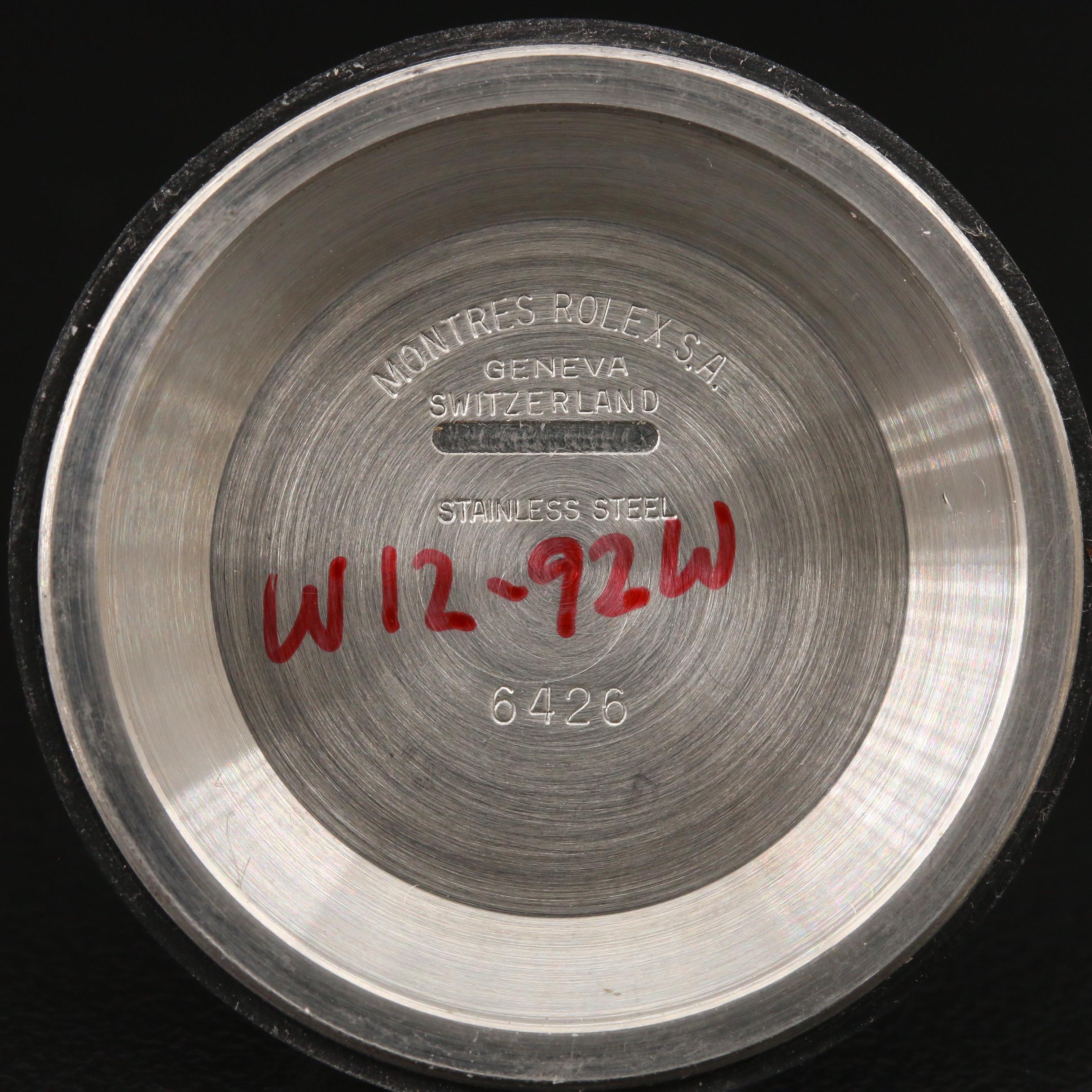 1986 Rolex Oyster Precision Stainless Steel Stem Wind Watch