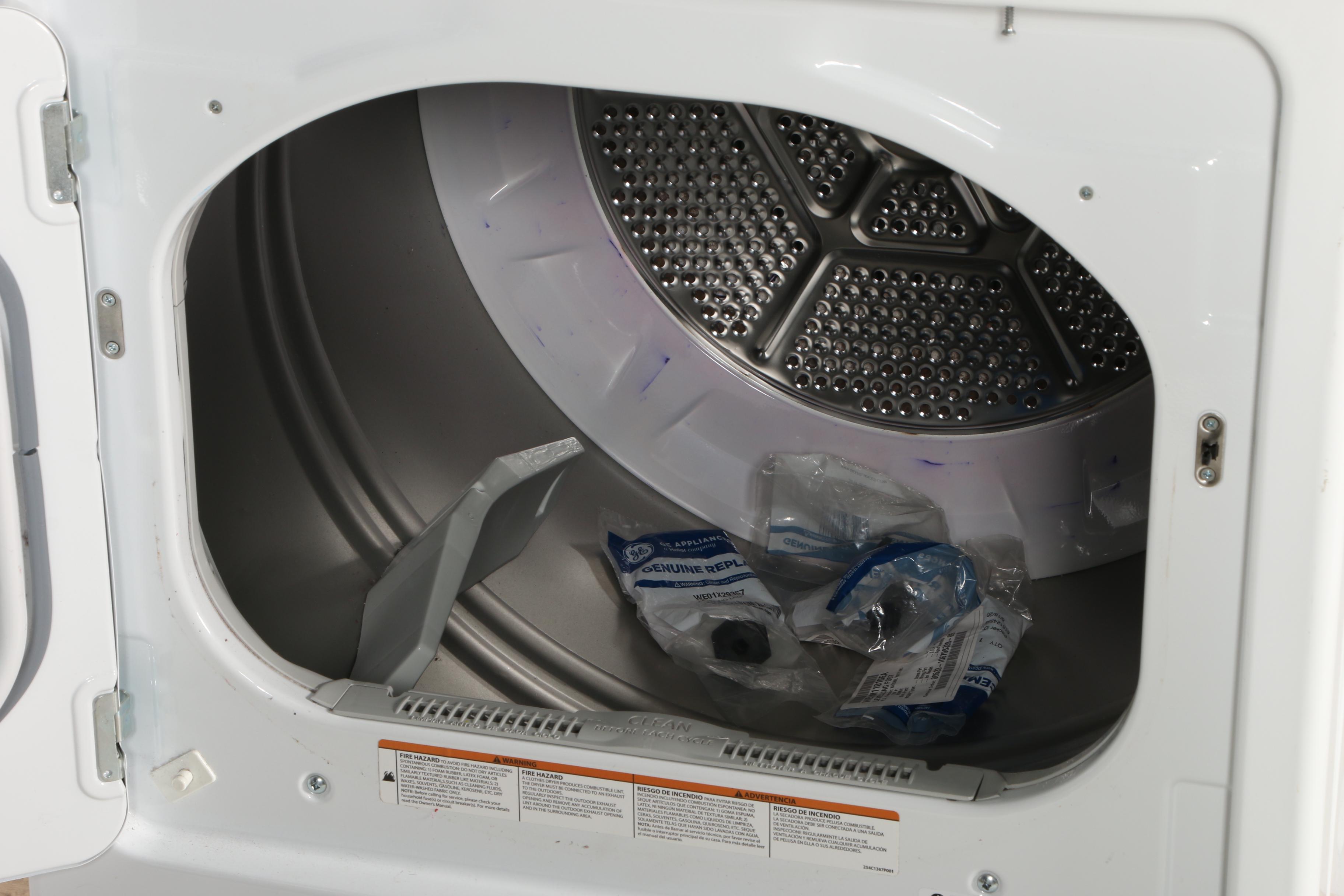 GE White 7.2 Cu. Ft. 3-Cycle Electric Dryer