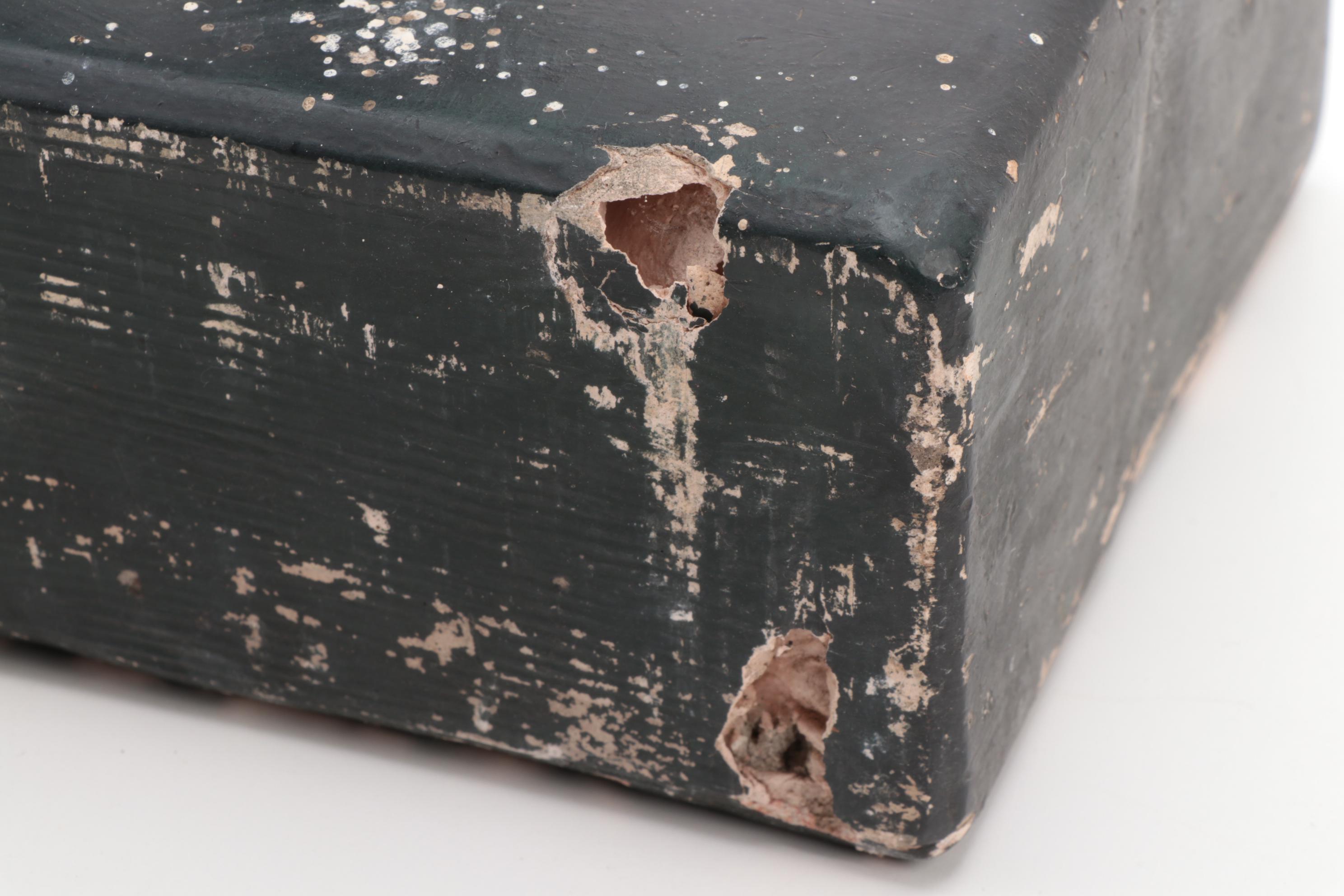 Edgewood Whiskey and Distillery Co. Advertising Chalkware Statue, Mid-20th C.