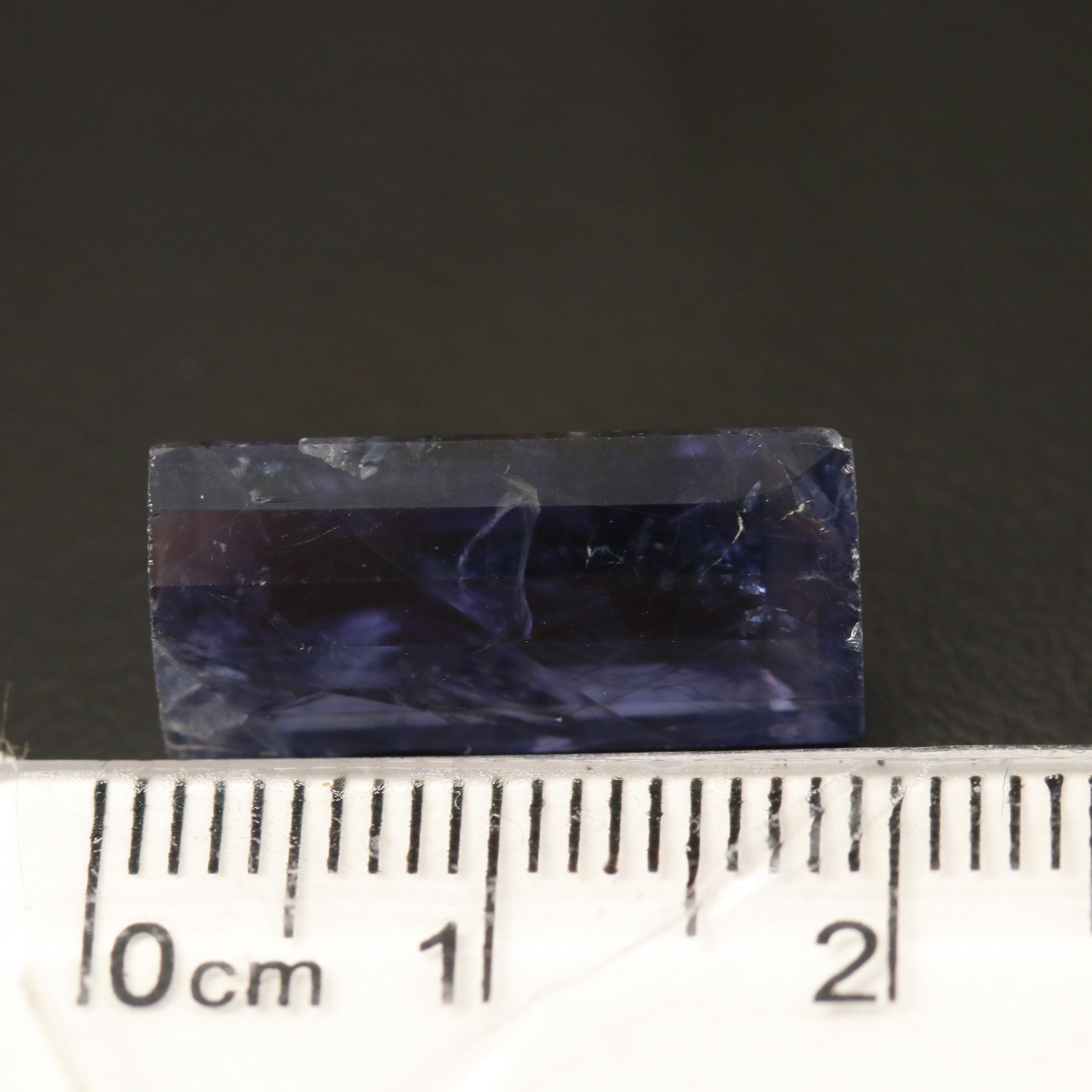Loose 7.85 CT Rectangle Iolite