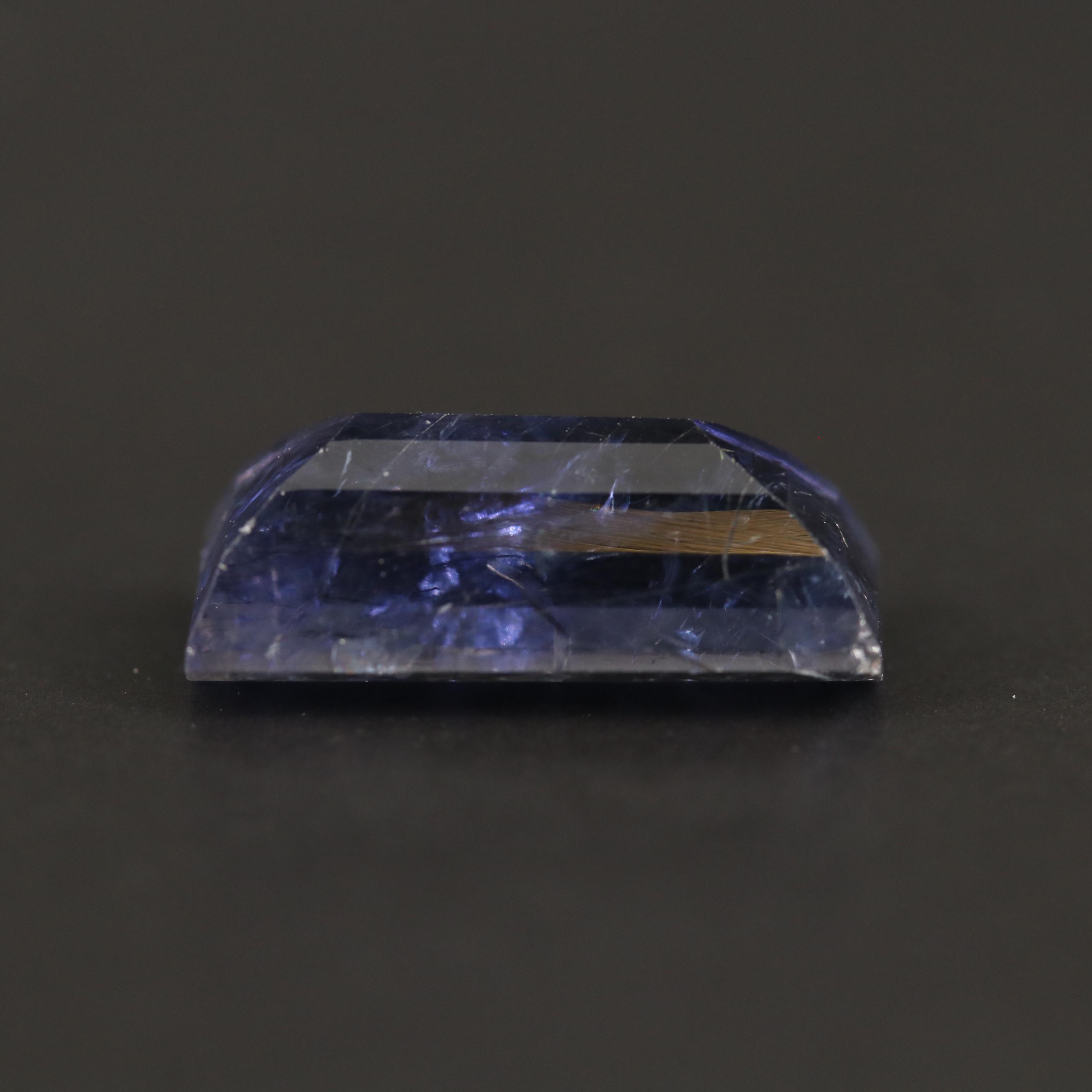 Loose 7.85 CT Rectangle Iolite