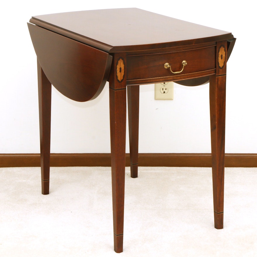 Hickory Chair Co. "James River Plantation" Paterae-Inlaid Pembroke Table