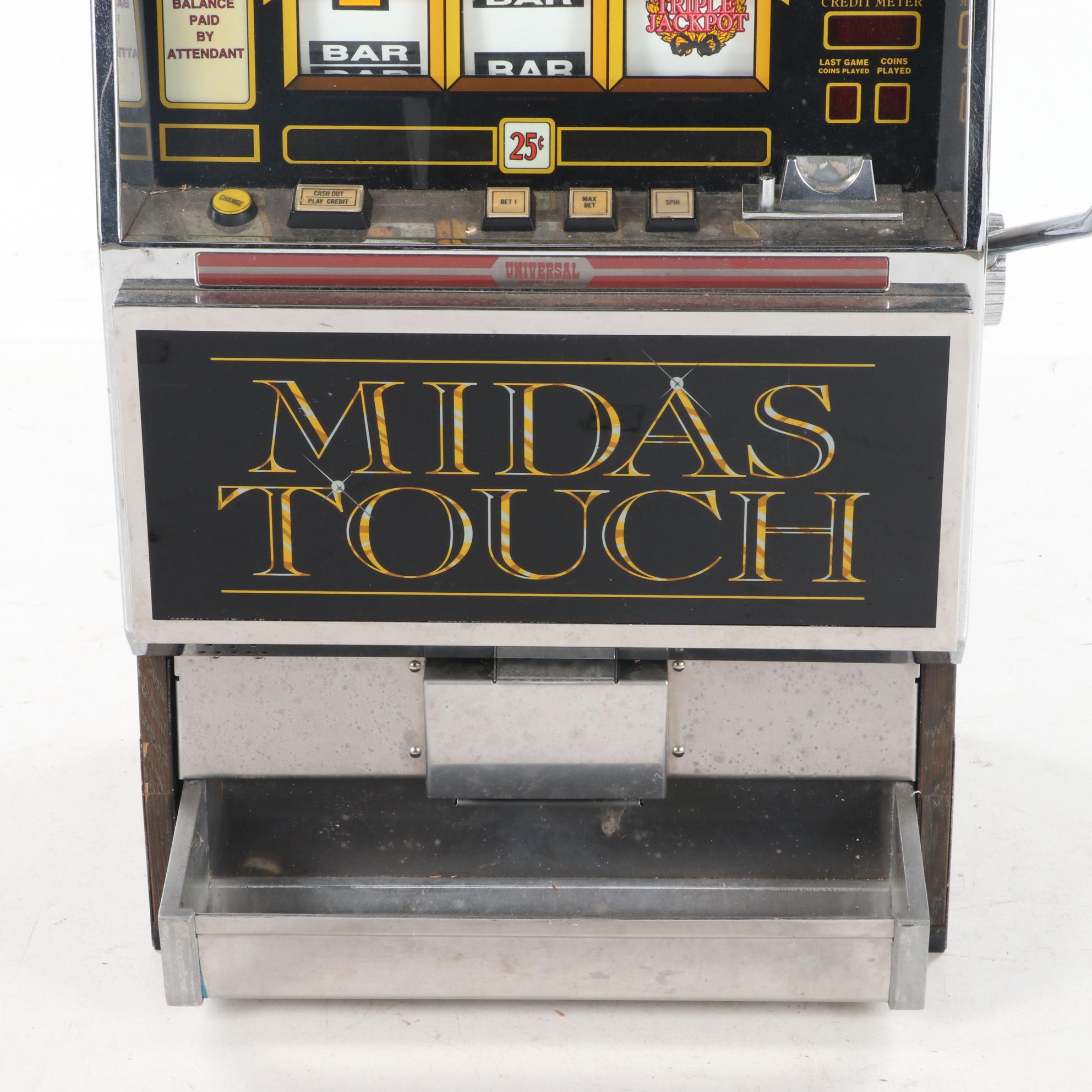 Midas Touch Electric Coin-Operated Table Top Slot Machine