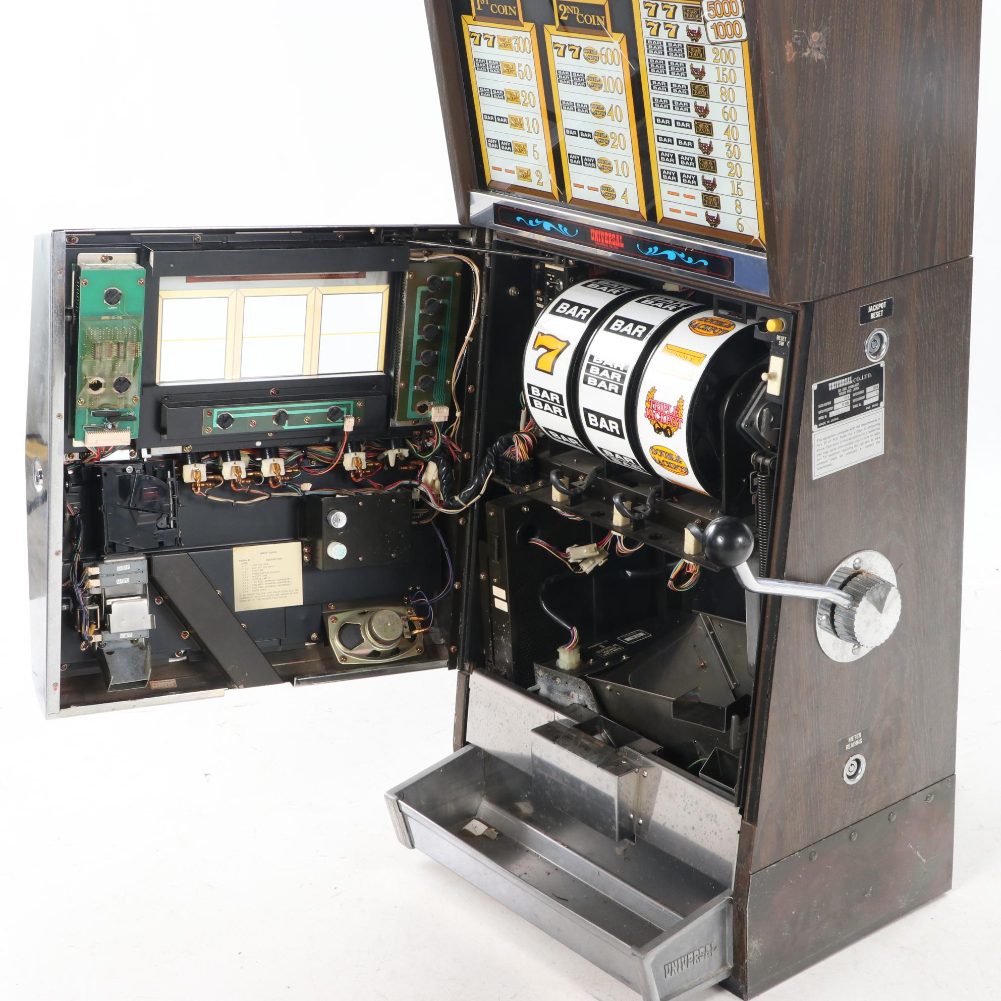 Midas Touch Electric Coin-Operated Table Top Slot Machine