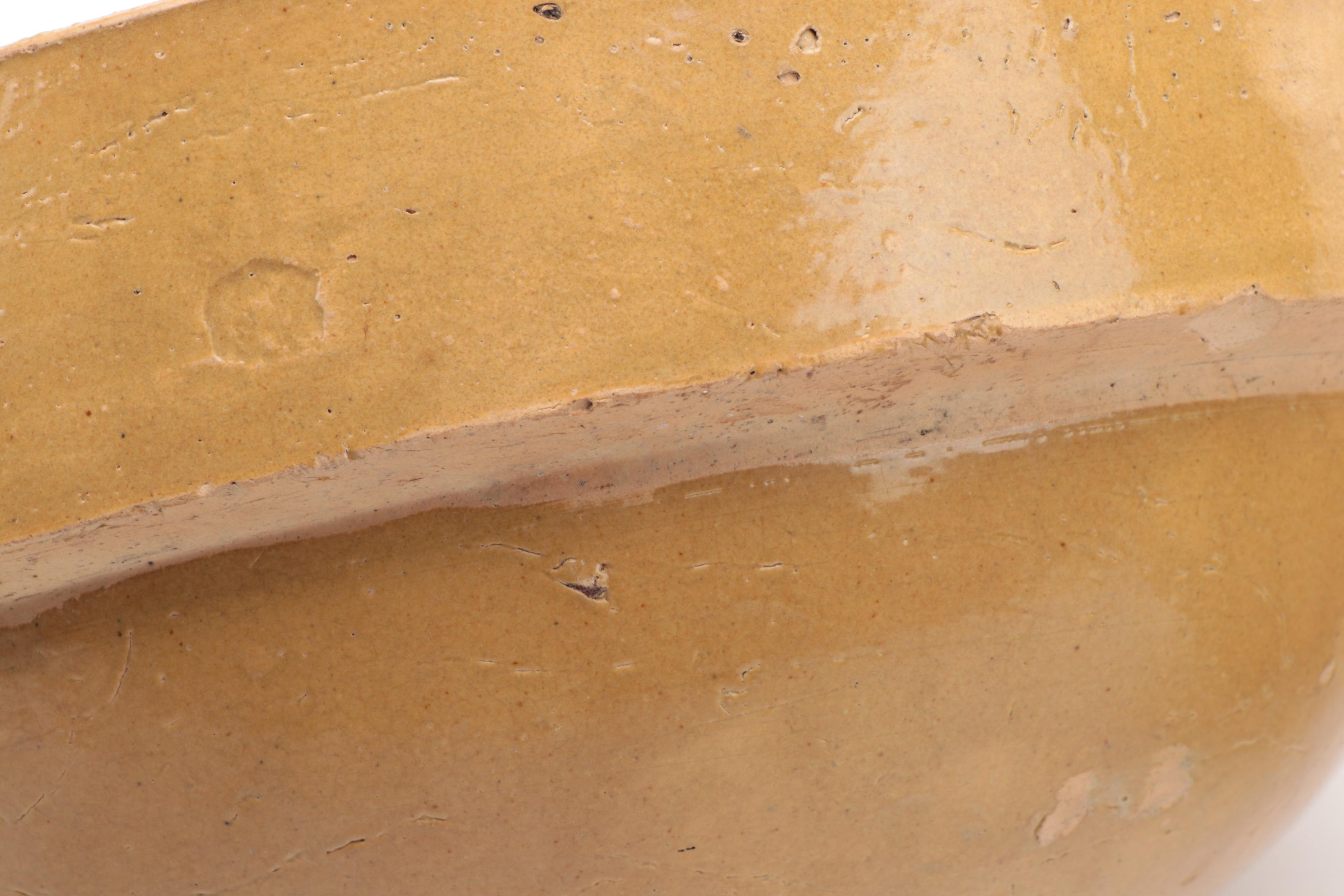 Yellow Stoneware Mixing Bowls
