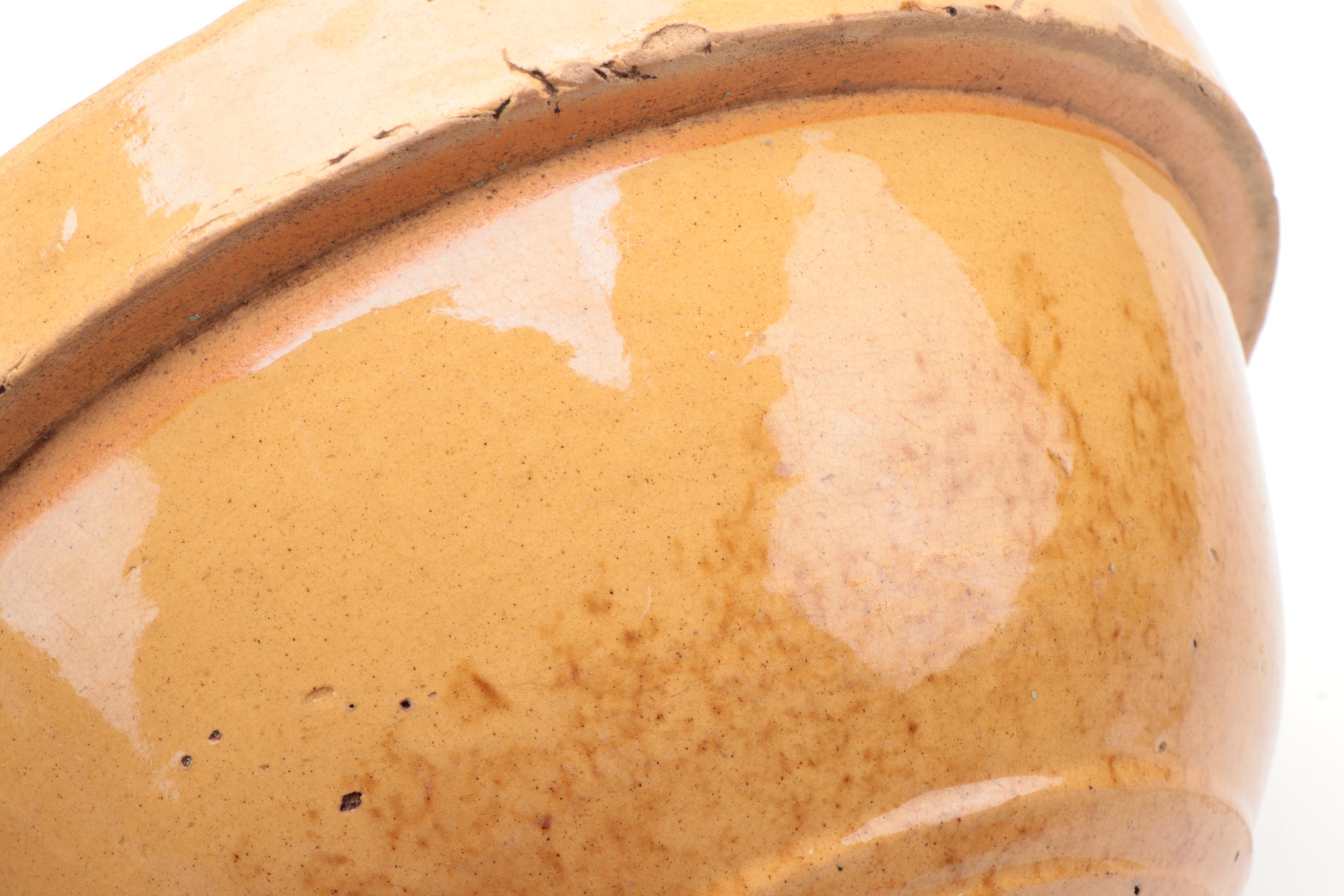Yellow Stoneware Mixing Bowls