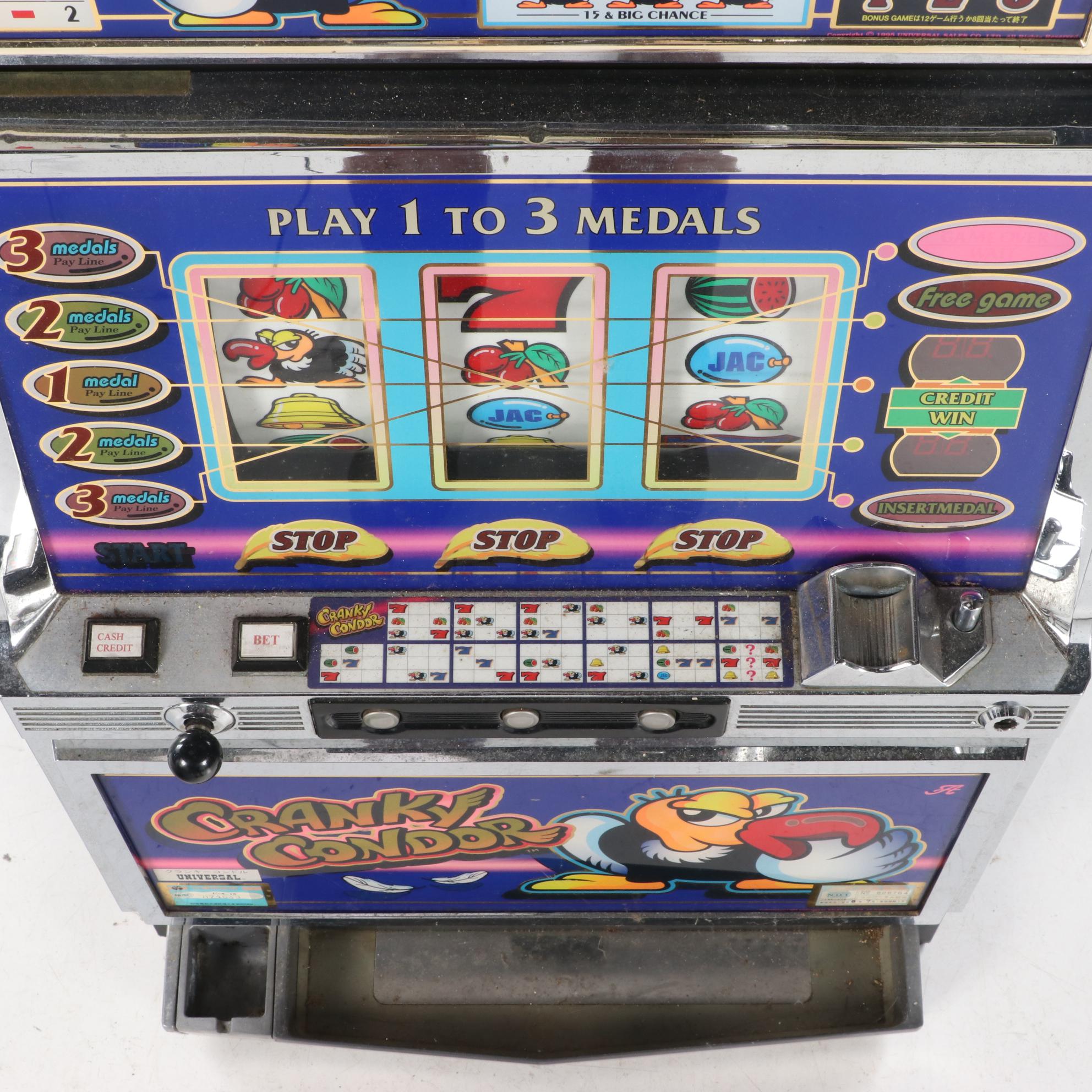 "Cranky Condor" Electric Coin Operated Table Top Slot Machine