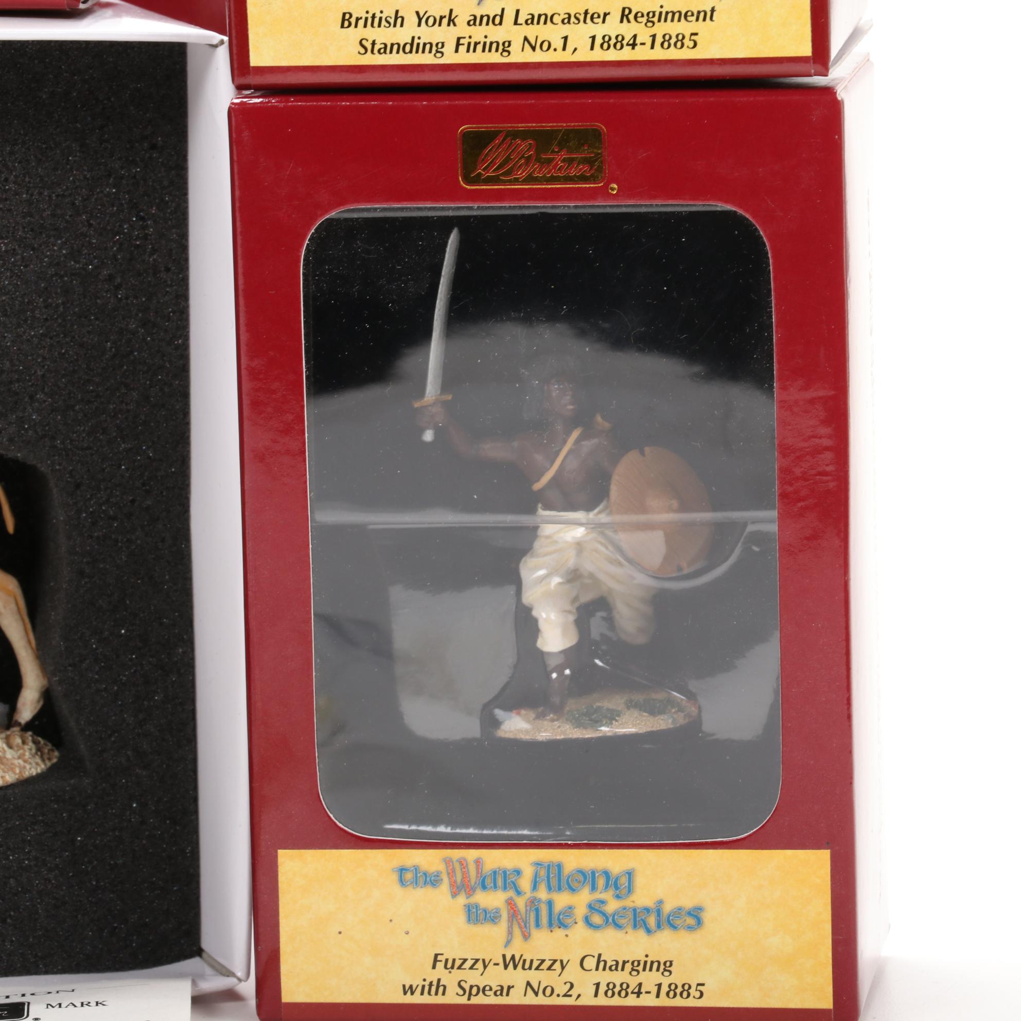 W. Britain Hand-Painted "War Along the Nile" Figurines