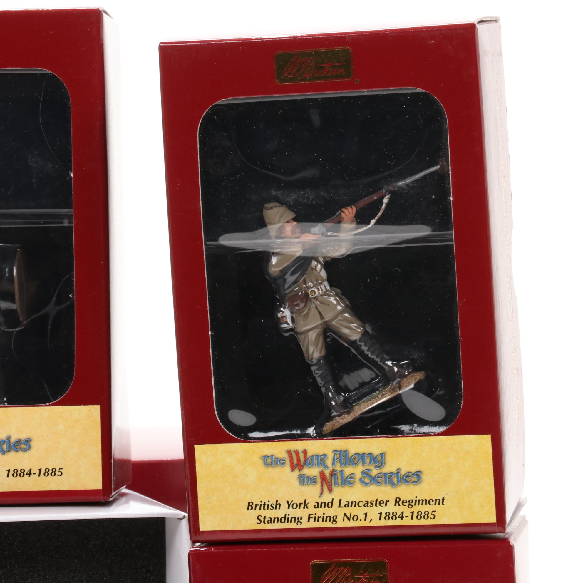 W. Britain Hand-Painted "War Along the Nile" Figurines