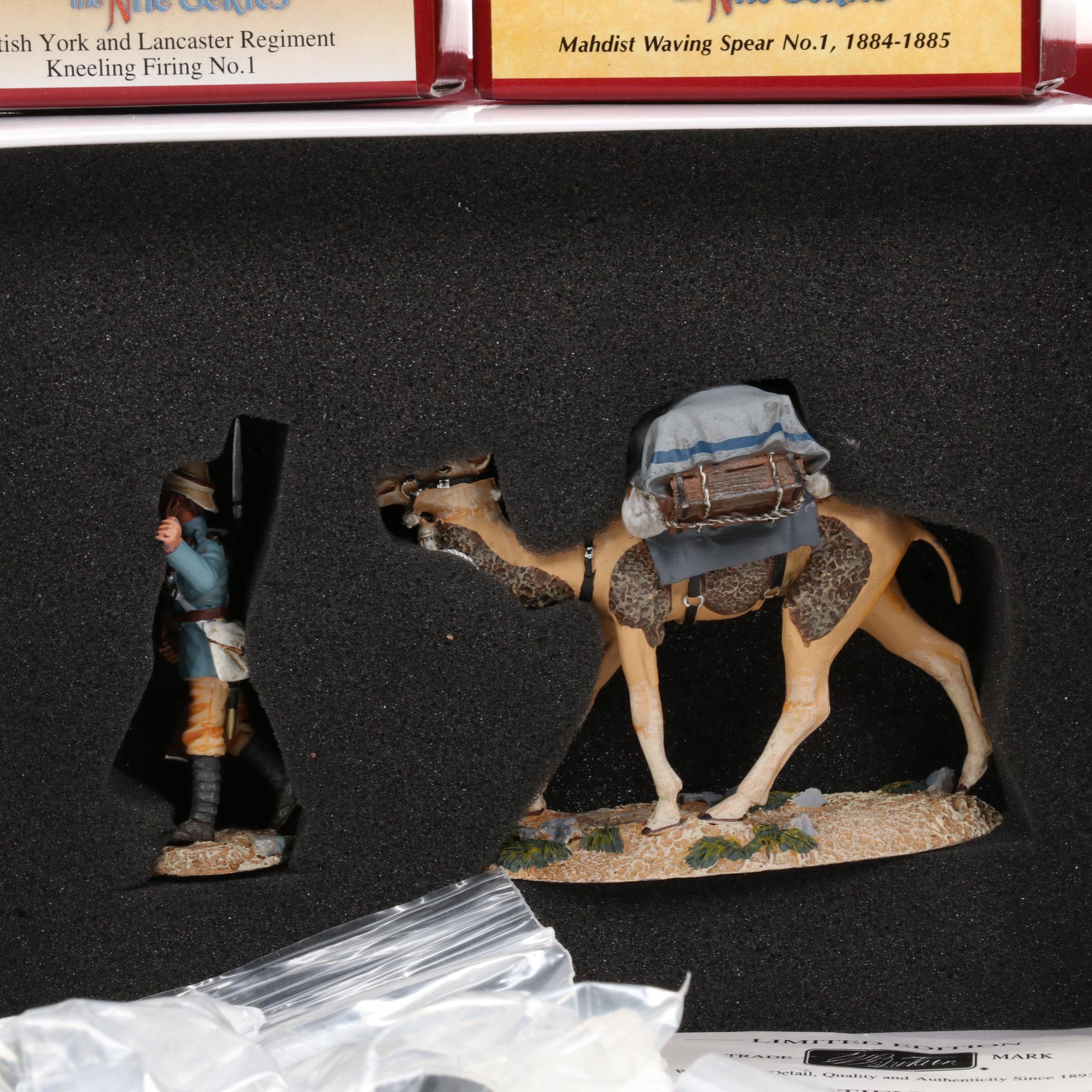 W. Britain Hand-Painted "War Along the Nile" Figurines