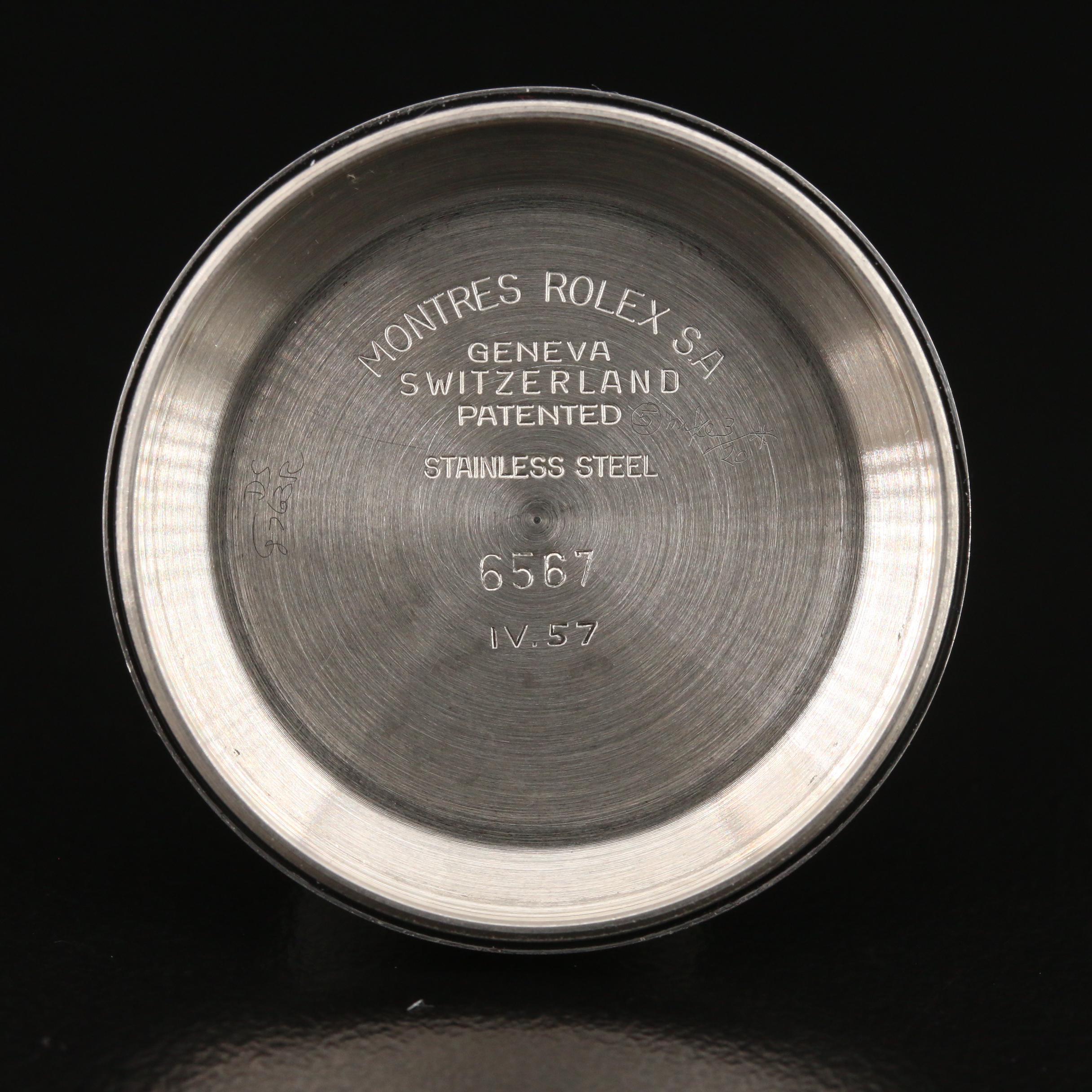 1957 Rolex Oyster Perpetual Stainless Steel Automatic Watch