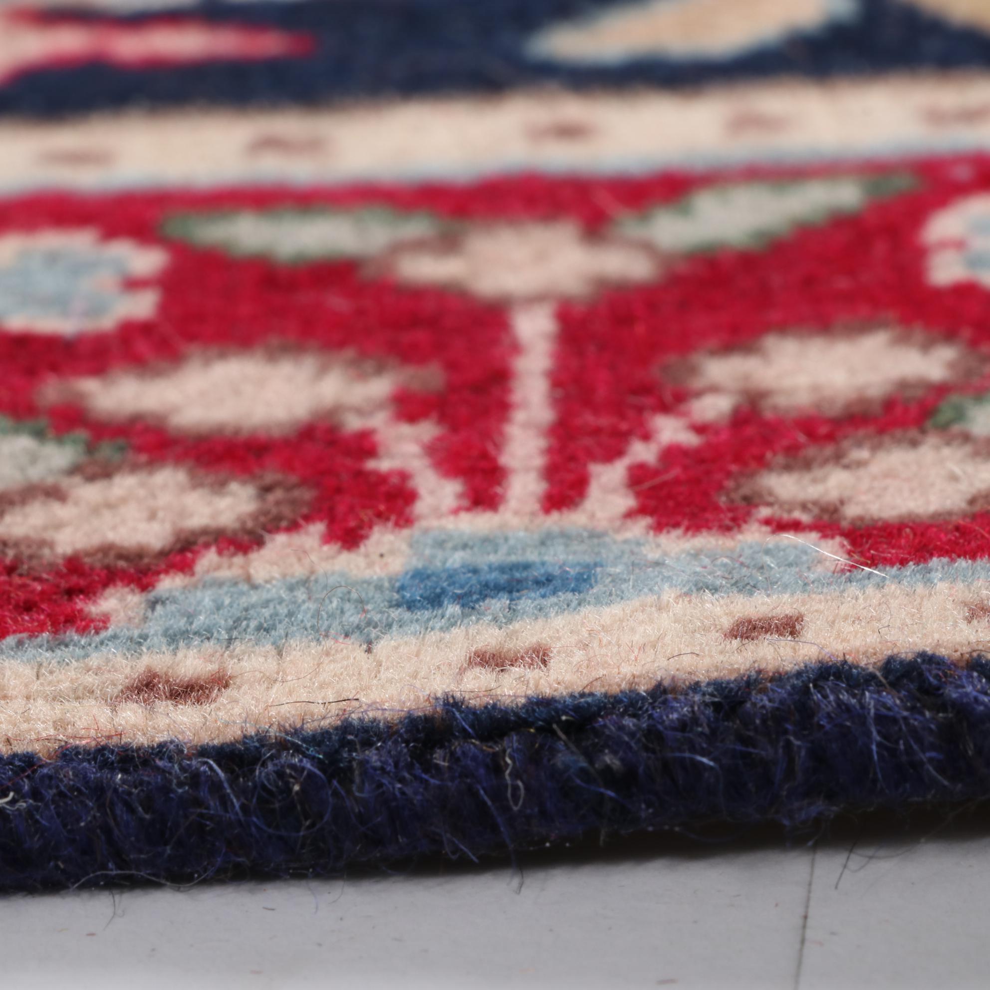 2'11 x 4'11 Hand-Knotted Persian Tabriz "Tree of Life" Wool Rug