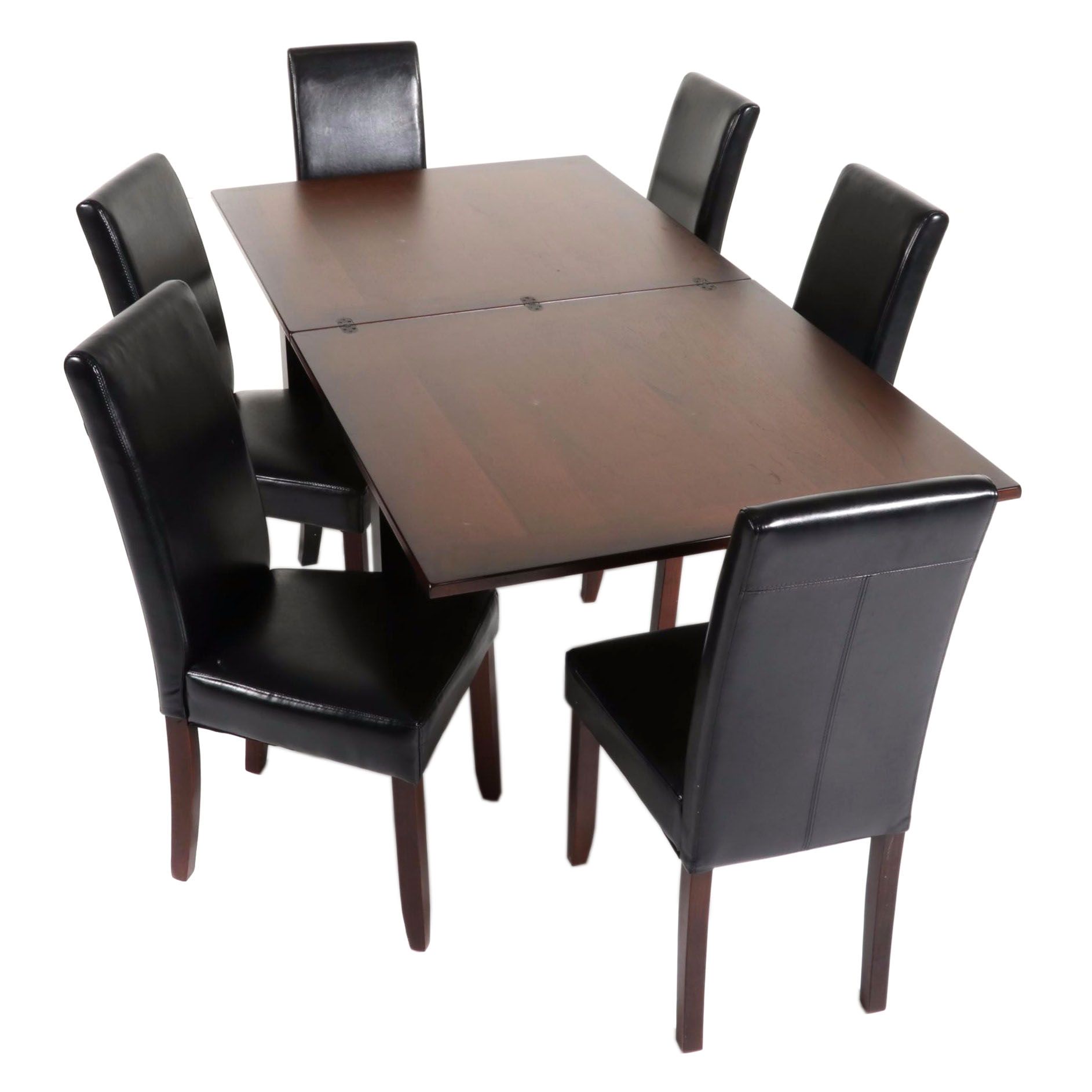 Arhaus "Rho" Flip Top Dining Table and Chairs, 21st Century