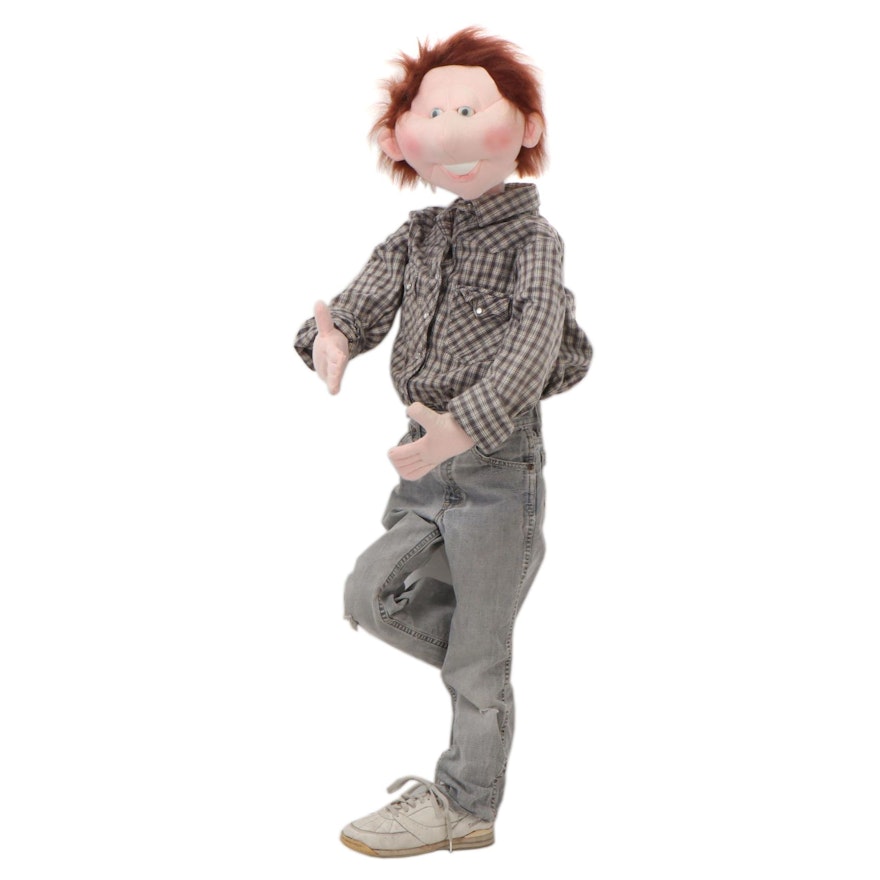 Life Sized Soft Sculpture of Young Boy, Late 20th Century