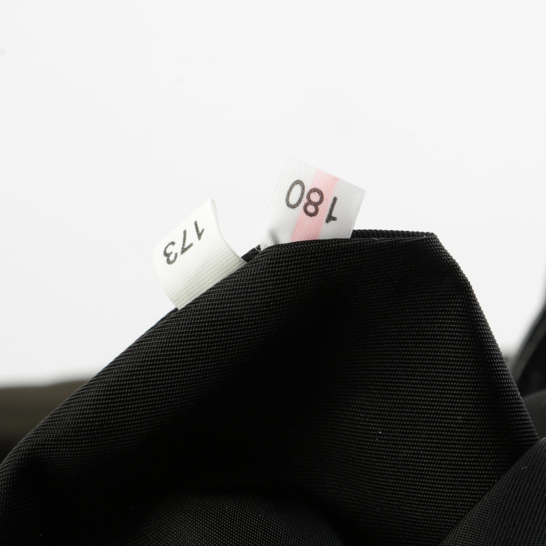 Prada Tessuto Olive and Black Reversible Tote Bag