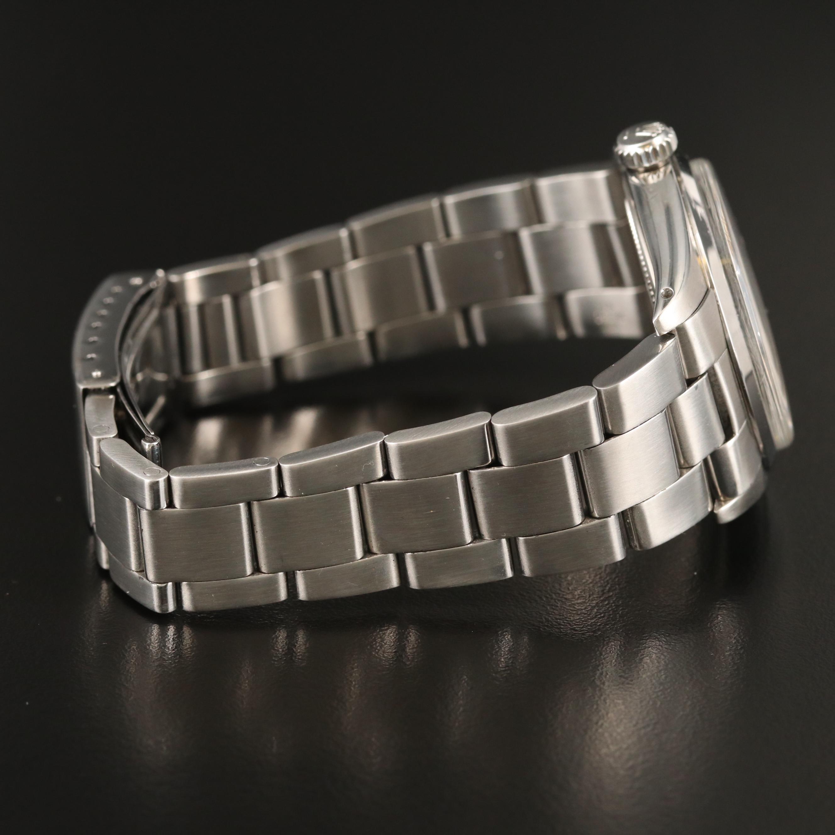 1972 Rolex Oyster Precision Stainless Steel Stem Wind Watch