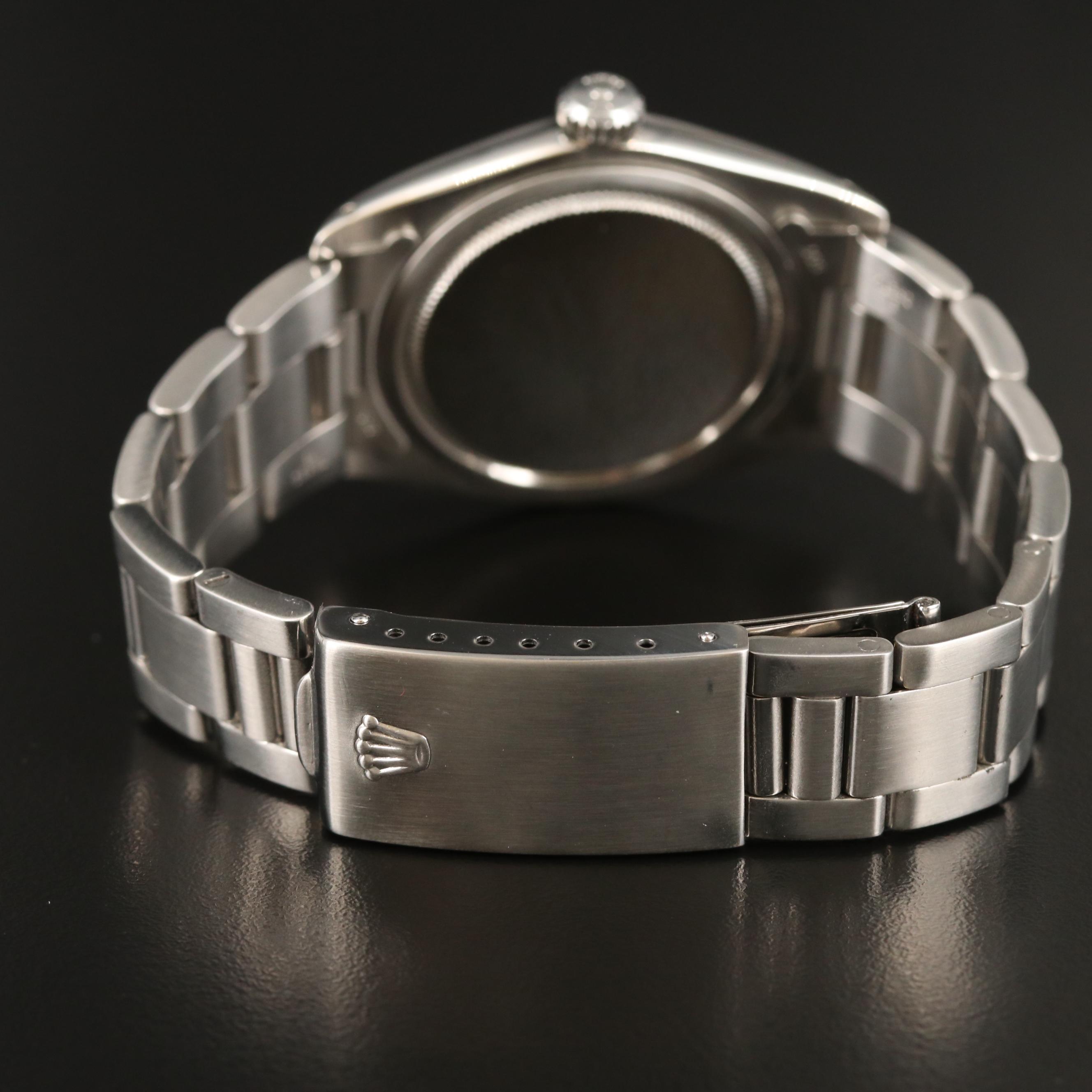 1972 Rolex Oyster Precision Stainless Steel Stem Wind Watch