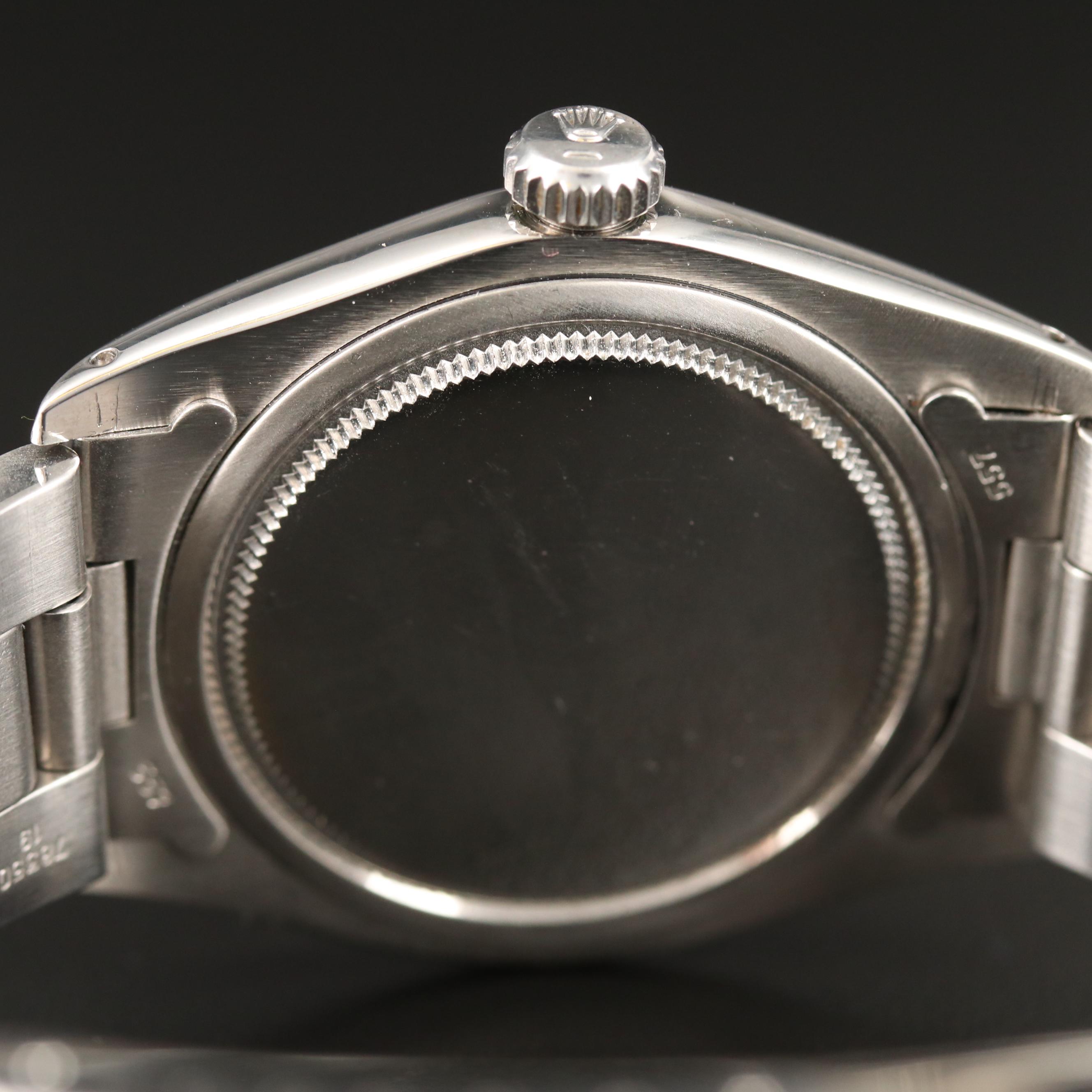 1972 Rolex Oyster Precision Stainless Steel Stem Wind Watch