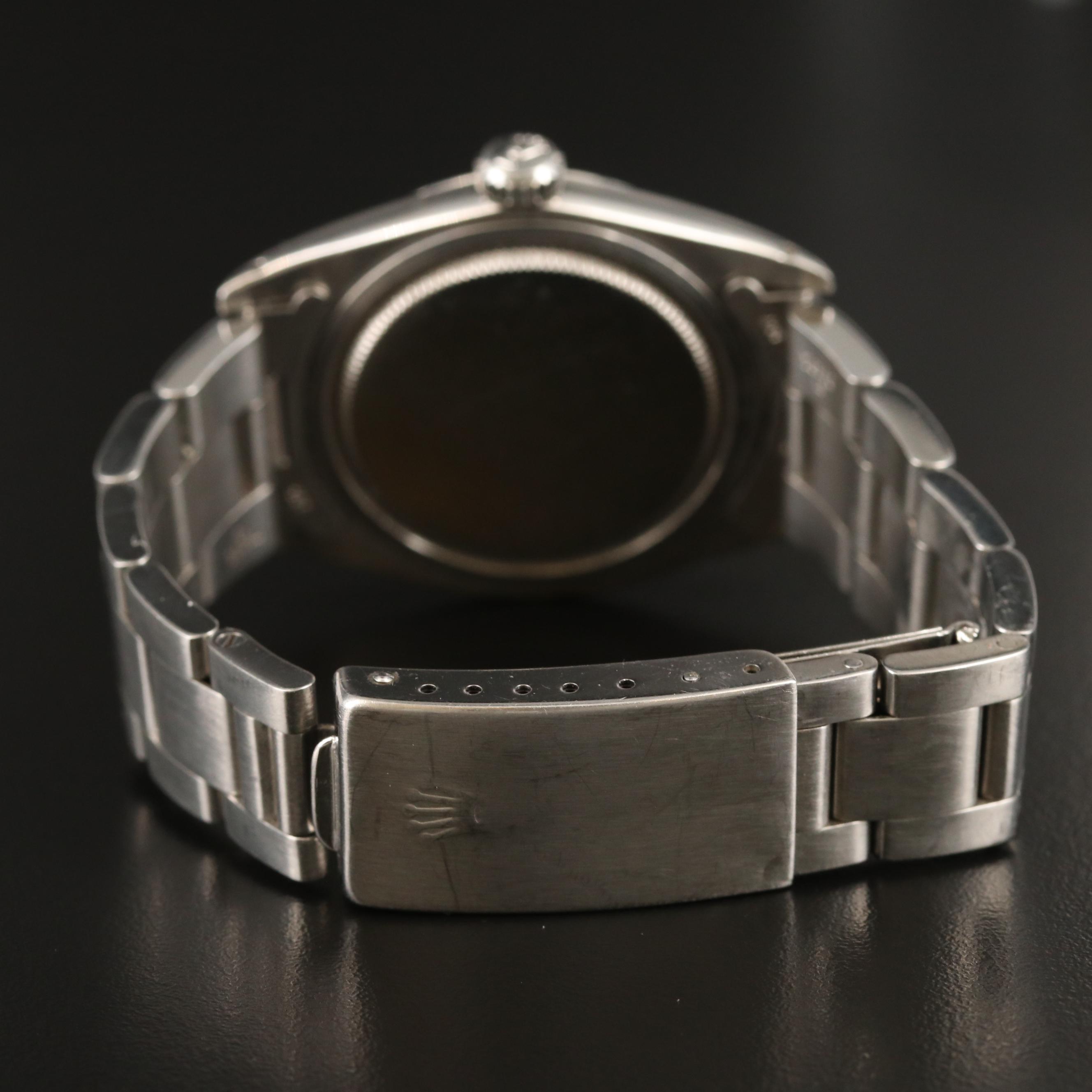 1986 Rolex Oyster Precision Stainless Steel Stem Wind Watch