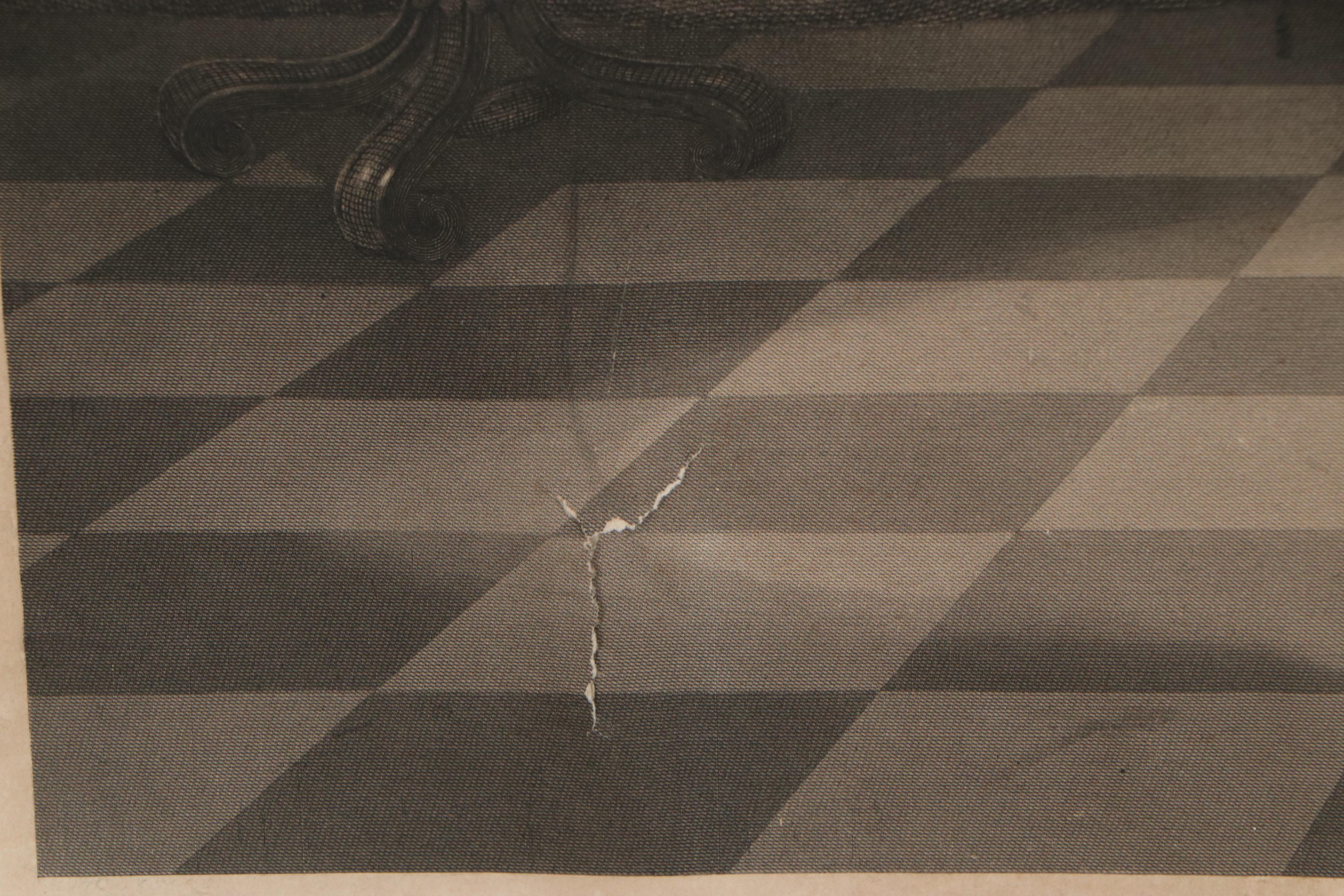 Thomas Hicks Engraving "Abraham Lincoln," 1865